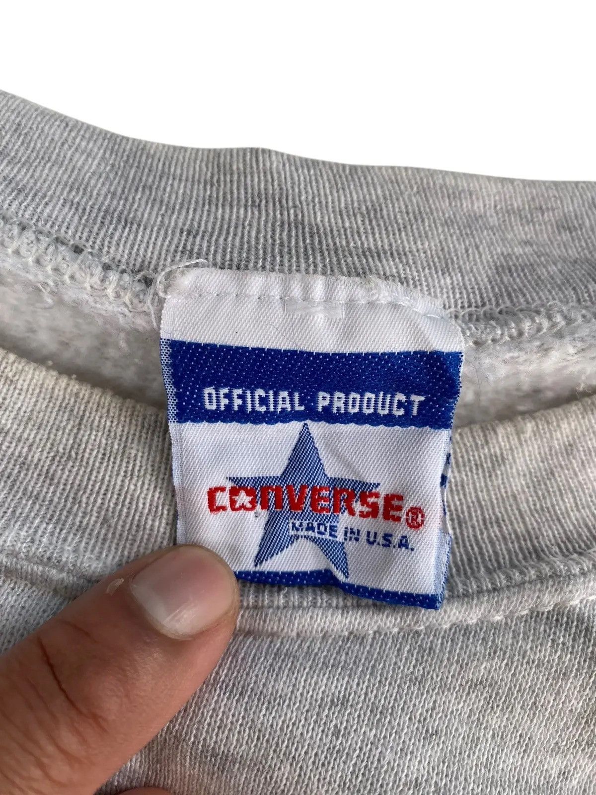 Converse Vtg 80s Usa Converse Printed Sweatshirt Size US XL / EU 56 / 4 - 7 Thumbnail
