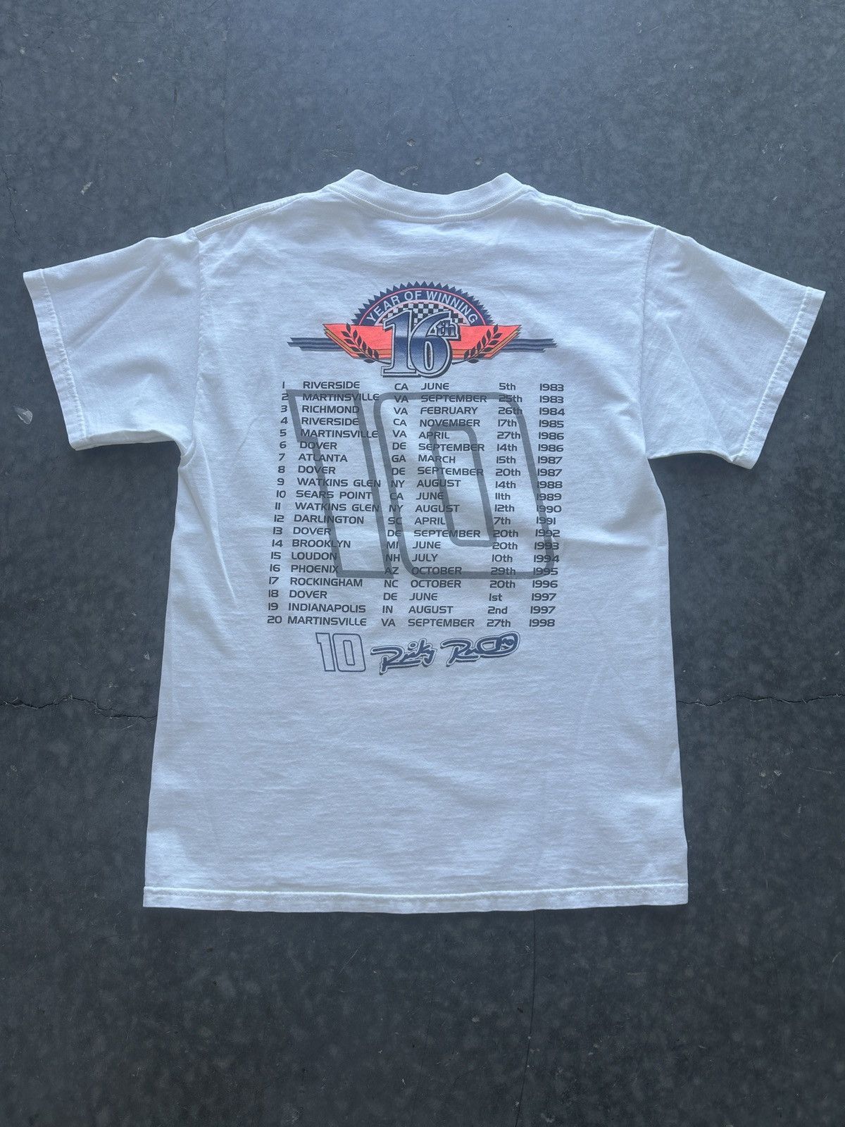 NASCAR × Vintage Vintage 90s Ricky Rudd NASCAR Graphic Tee Size US M / EU 48-50 / 2 - 6 Thumbnail