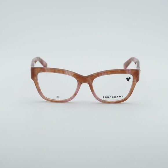 Longchamp Longchamp LO2743 259 Eyeglasses Marble Rose 52mm Cat Eye Size ONE SIZE - 2 Thumbnail