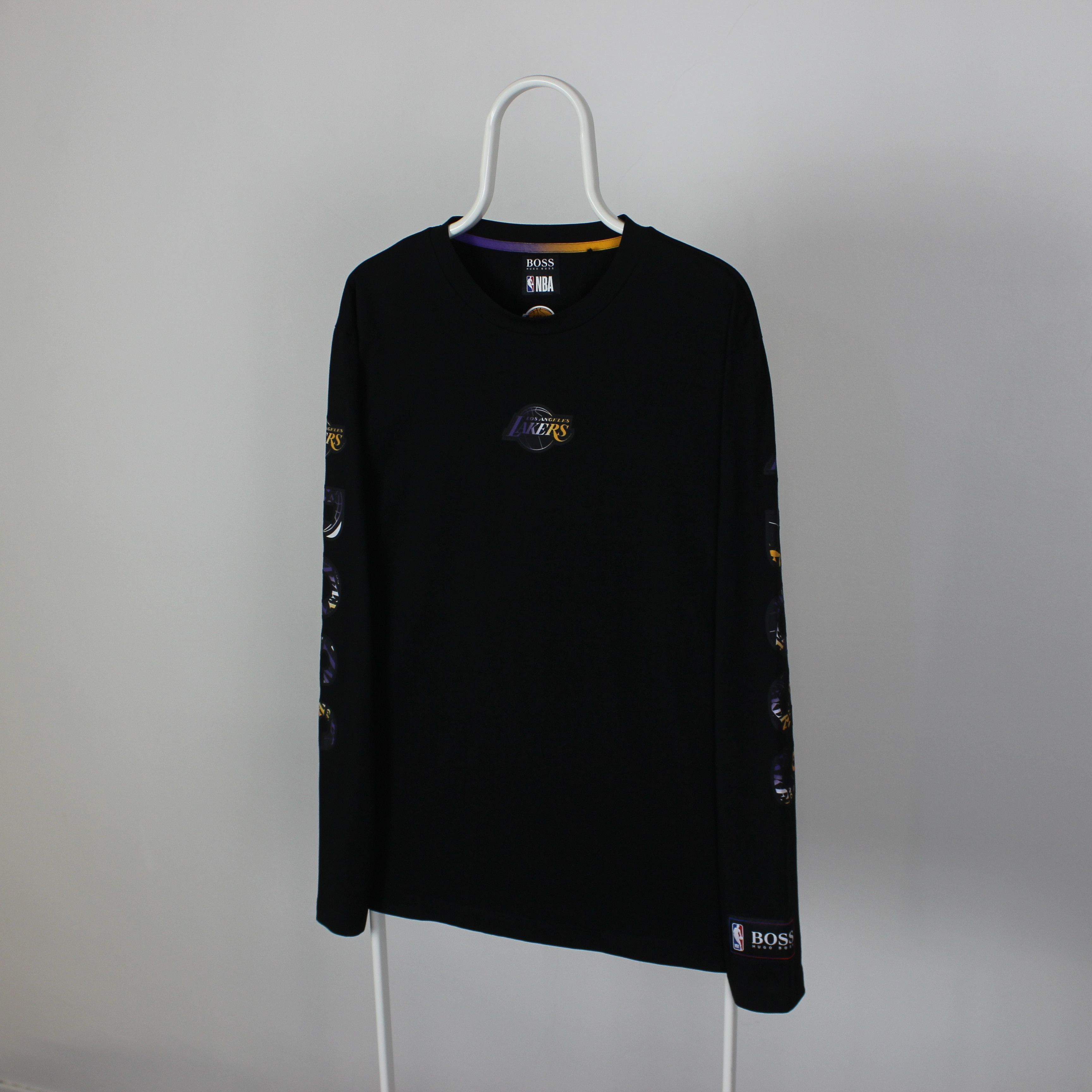 Hugo Boss Hugo Boss x Lakers Long Sleeve Tee L XL Size US XL / EU 56 / 4 - 3 Thumbnail