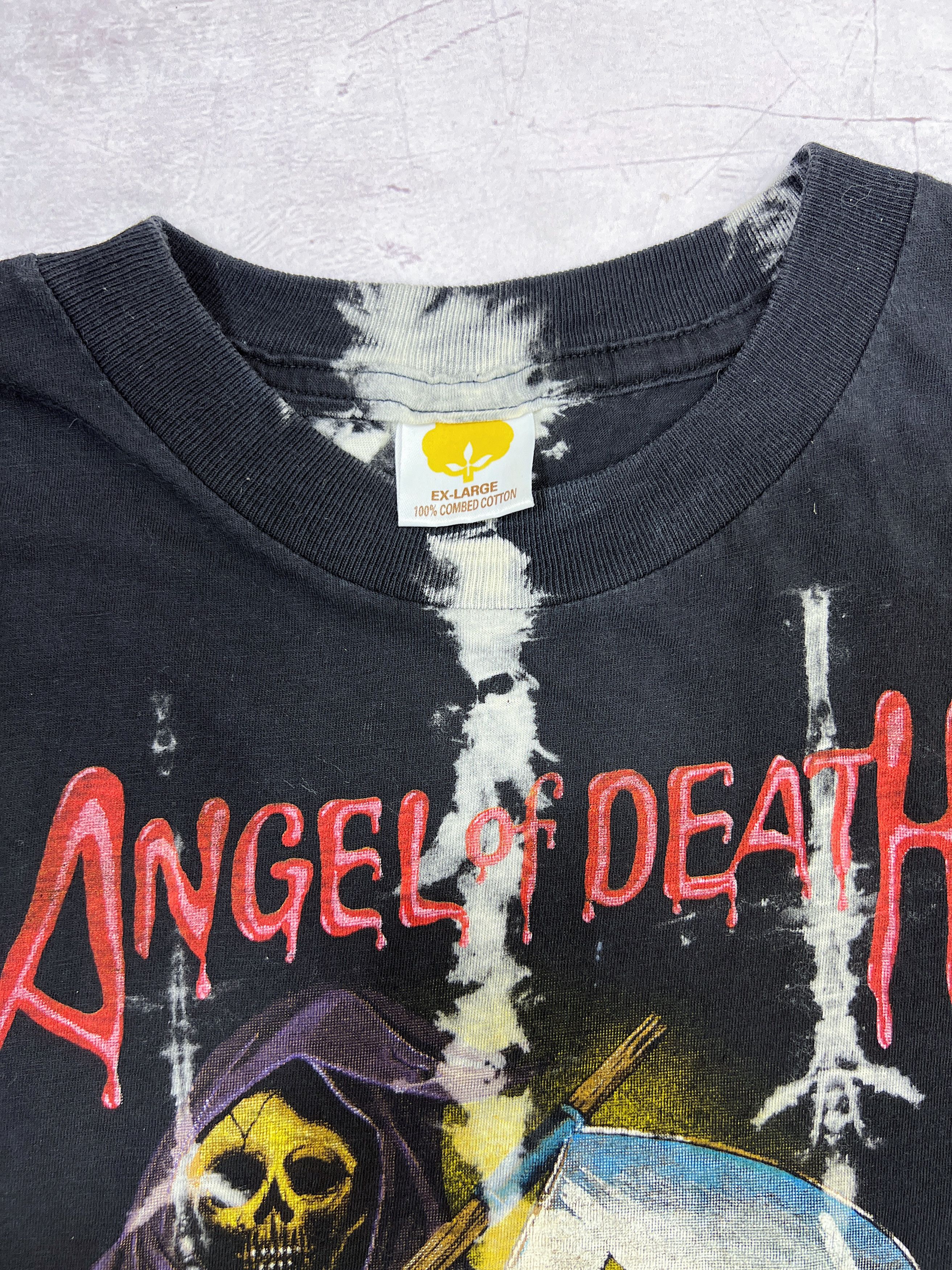 Band Tees × Vintage Vintage 90s Angel of Death T-Shirts Size US M / EU 48-50 / 2 - 5 Thumbnail