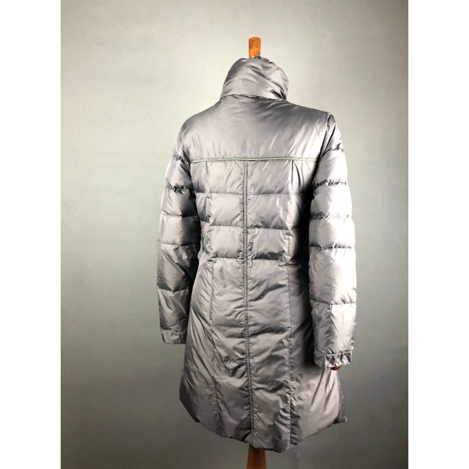 La Martina LA MARTINA Jacket Womens L Gray Women Quilted Full Zip Down Size Dark Nylon Size L / US 10 / IT 46 - 3 Thumbnail