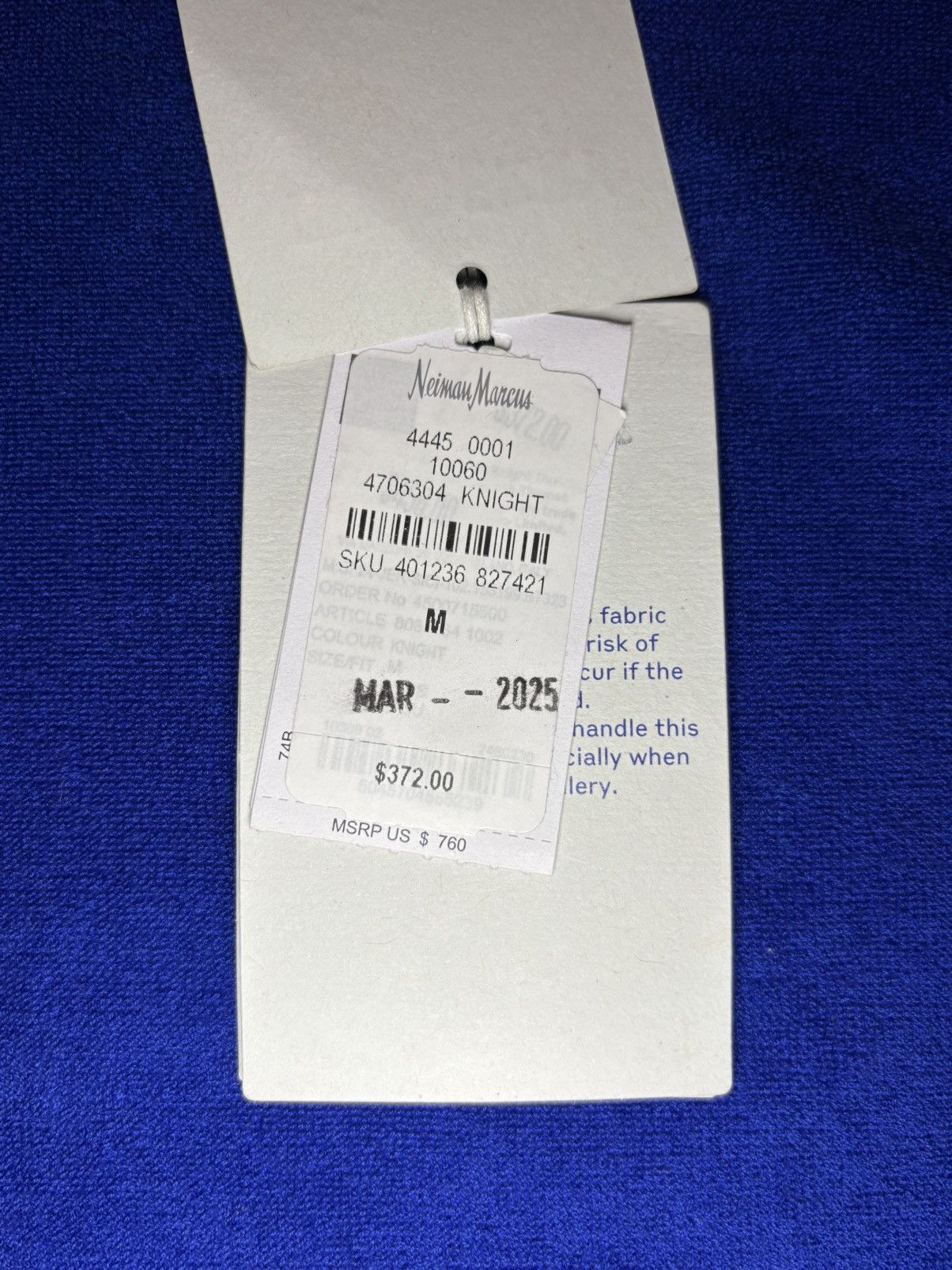 Burberry Size Medium - Burberry EKD-motif towelling T-shirt Size US M / EU 48-50 / 2 - 8 Thumbnail