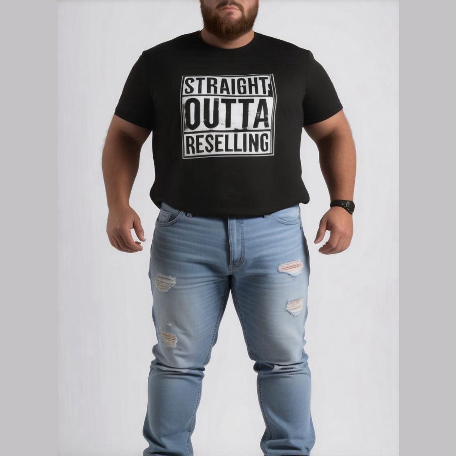 Handmade Streetwear Graphic Tee Reseller Humor Straight Outta Size US XXL / EU 58 / 5 - 2 Thumbnail