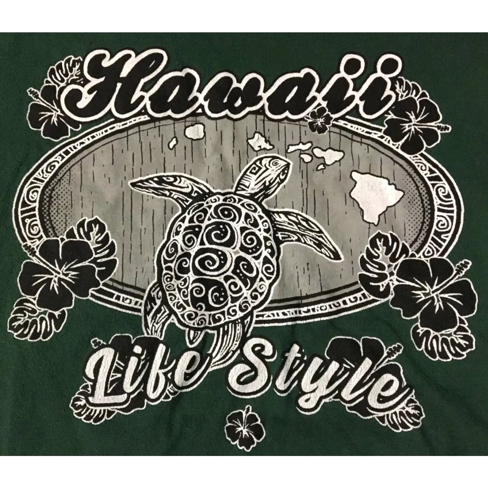 Vintage VINTAGE Hawaii Lifestyle Turtle Shirt S Black? Green? 90s Island Surf Sea Life Mens T-Shirt Short Sleeve Size US S / EU 44-46 / 1 - 2 Thumbnail