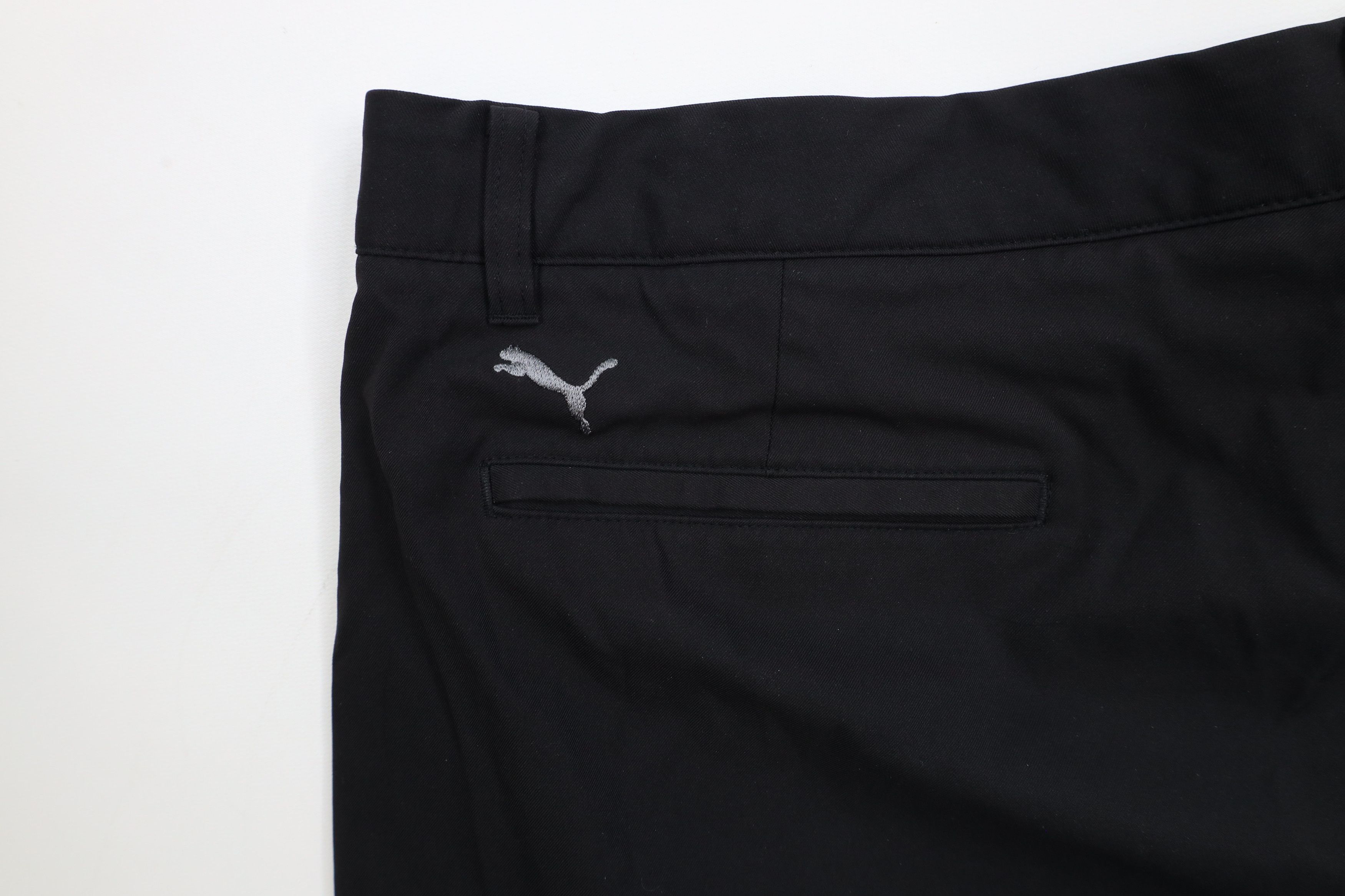 Puma × Vintage Puma Golf Cell Flat Front Golfing Golf Chino Shorts Black Size US 40 / EU 56 - 14 Thumbnail