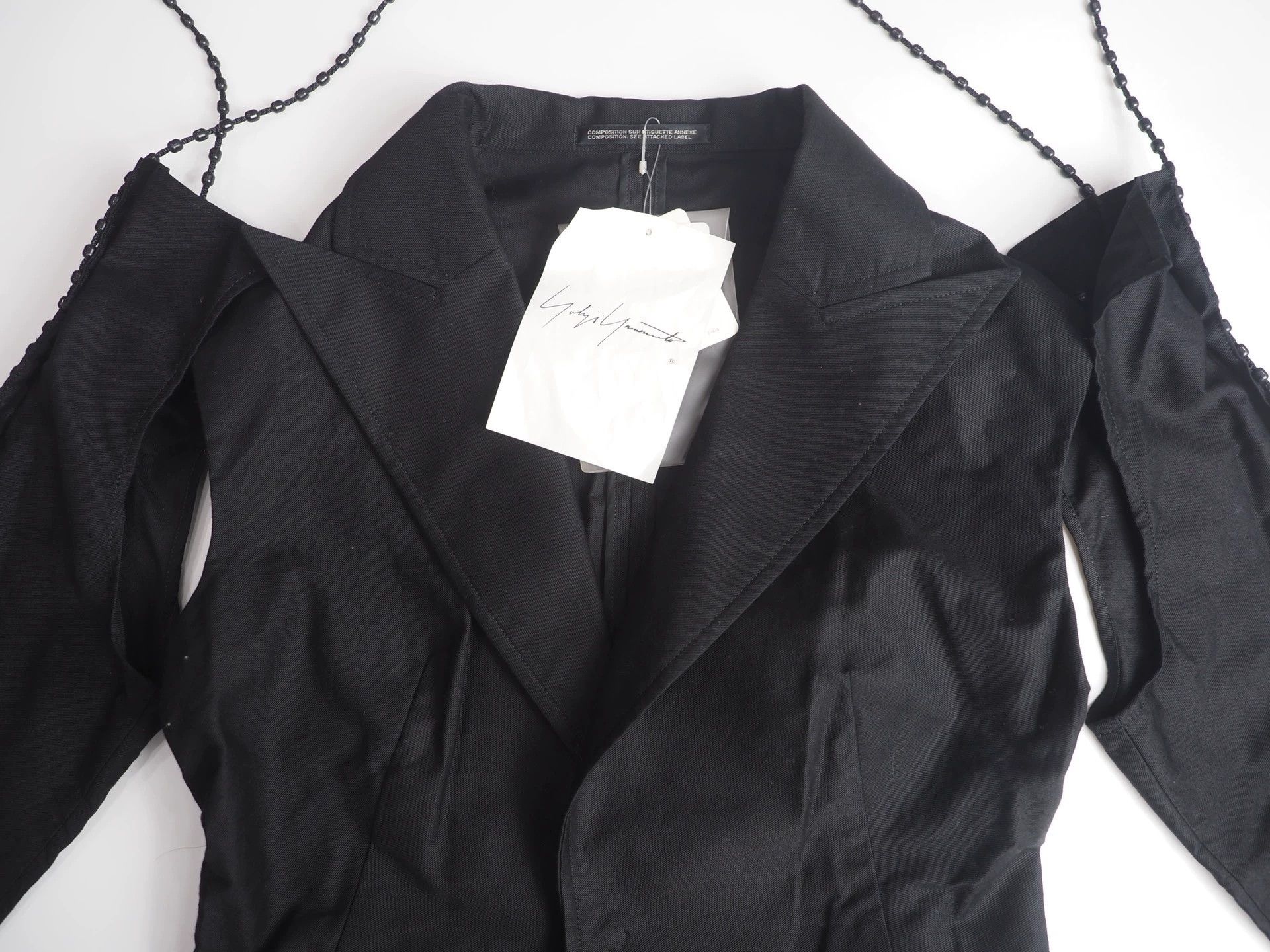 Yohji Yamamoto Yohji Yamamoto Show-Style Women's Deconstructed Beaded Suit Size M / US 6-8 / IT 42-44 - 3 Thumbnail
