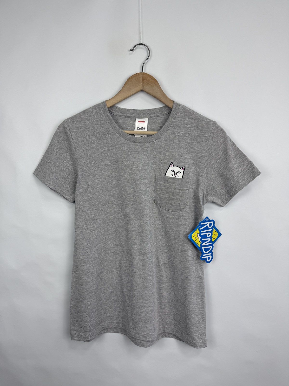 RIPNDIP NWT❗️ RIPNDIP Lord Nermal Pocket T-Shirt Cat Fack Rare Size M / US 6-8 / IT 42-44 - 3 Thumbnail