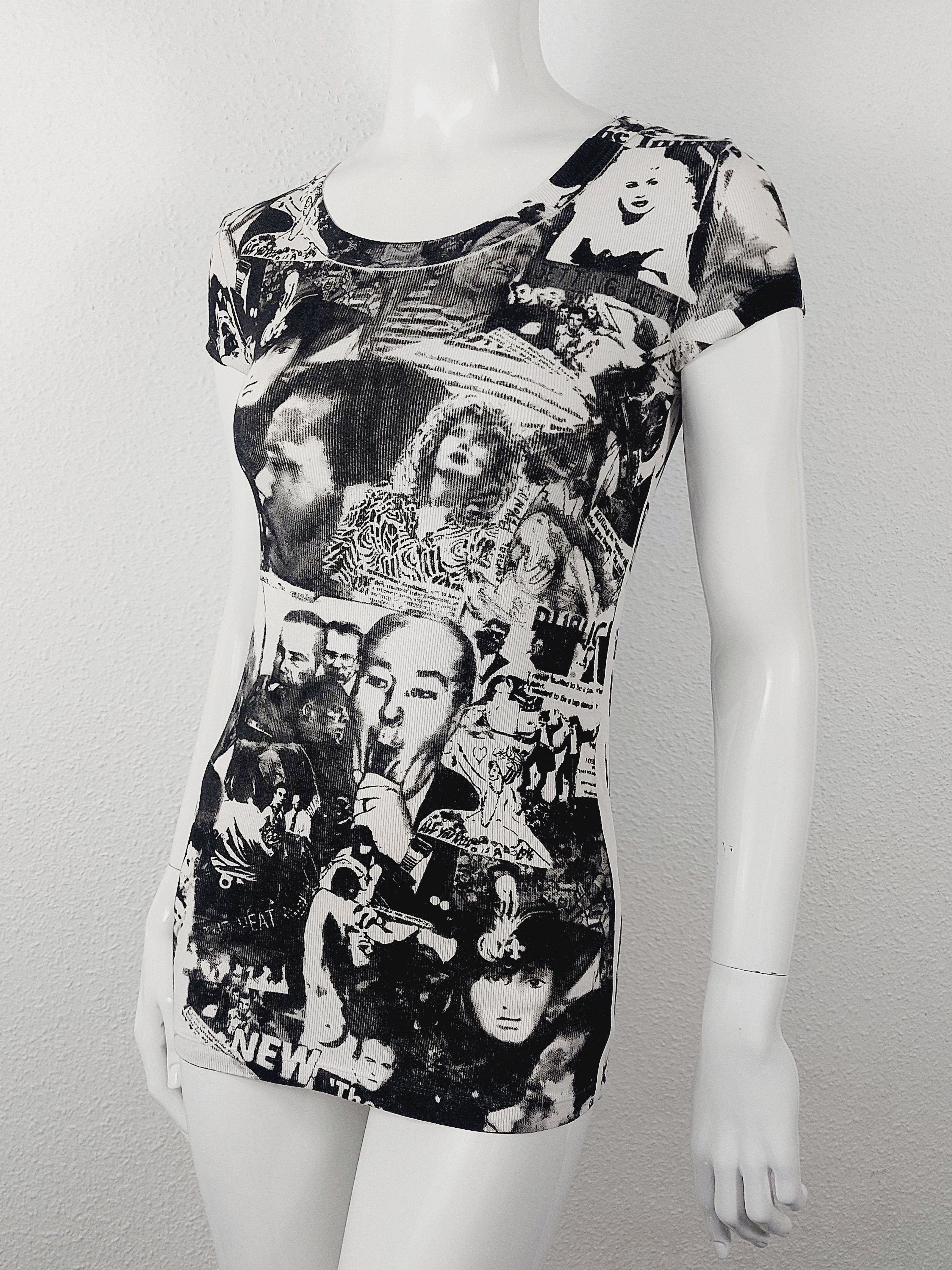 Dolce & Gabbana Dolce and Gabbana D&G Newspaper Faces Gazette Journal Top Size US S / EU 44-46 / 1 - 11 Thumbnail