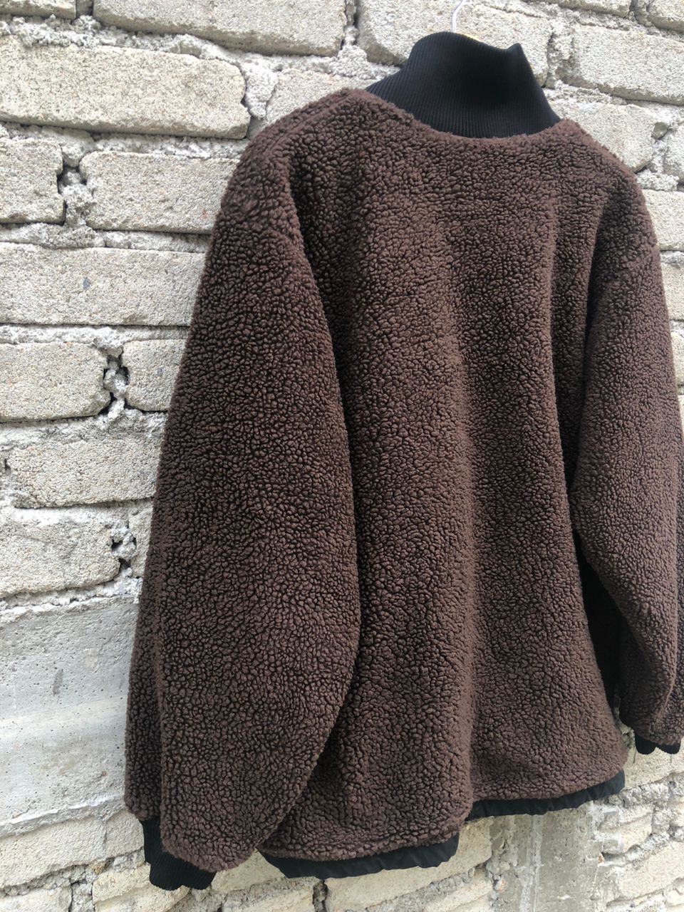 Japanese Brand Archive💥Suntory Boss Coffee Rivesable Sherpa Zipper Jacket Size US M / EU 48-50 / 2 - 12 Thumbnail