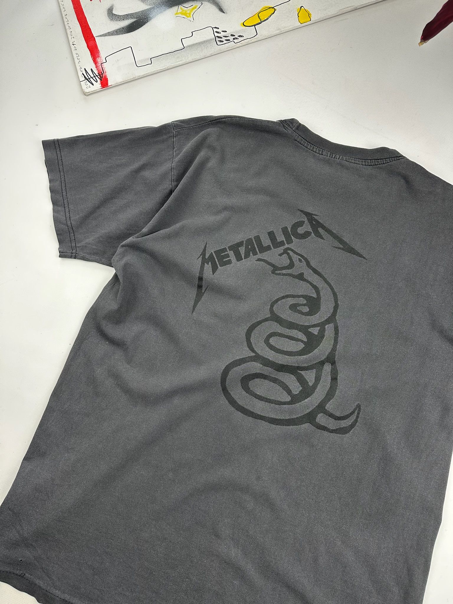 Band Tees OG Metallica Black Album Shirt vintage band faded tee Size US M / EU 48-50 / 2 - 1 Thumbnail
