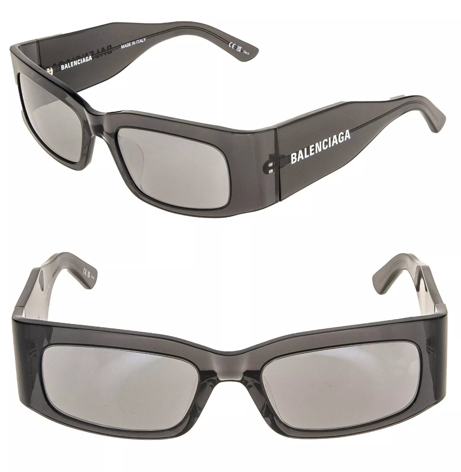 Balenciaga BALENCIAGA PANTHER 0328 Gray Silver Sunglass BB0328S 003 Size ONE SIZE - 1 Thumbnail