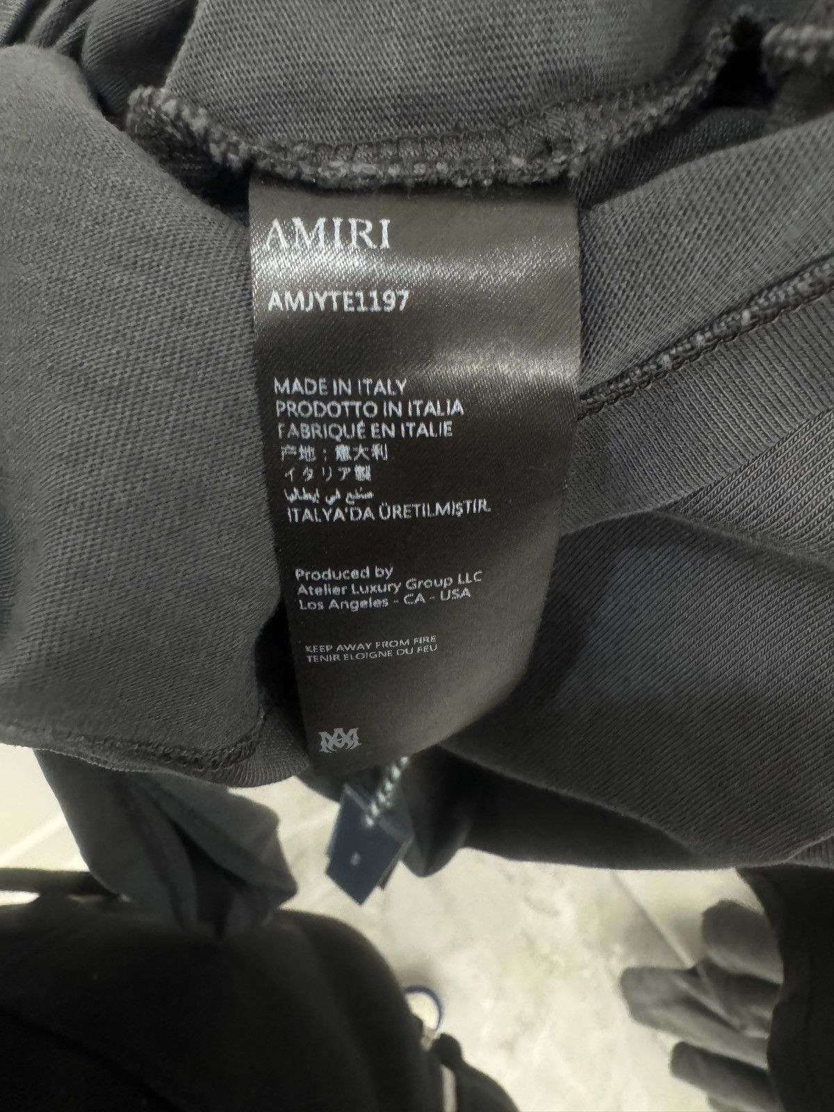 Amiri Amiri Bleach Bandana Tee Size US S / EU 44-46 / 1 - 6 Thumbnail