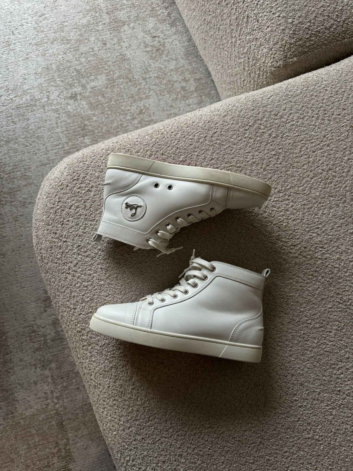 Christian Louboutin Christian louboutin high sneakers Size US 7 / EU 40 - 1 Thumbnail