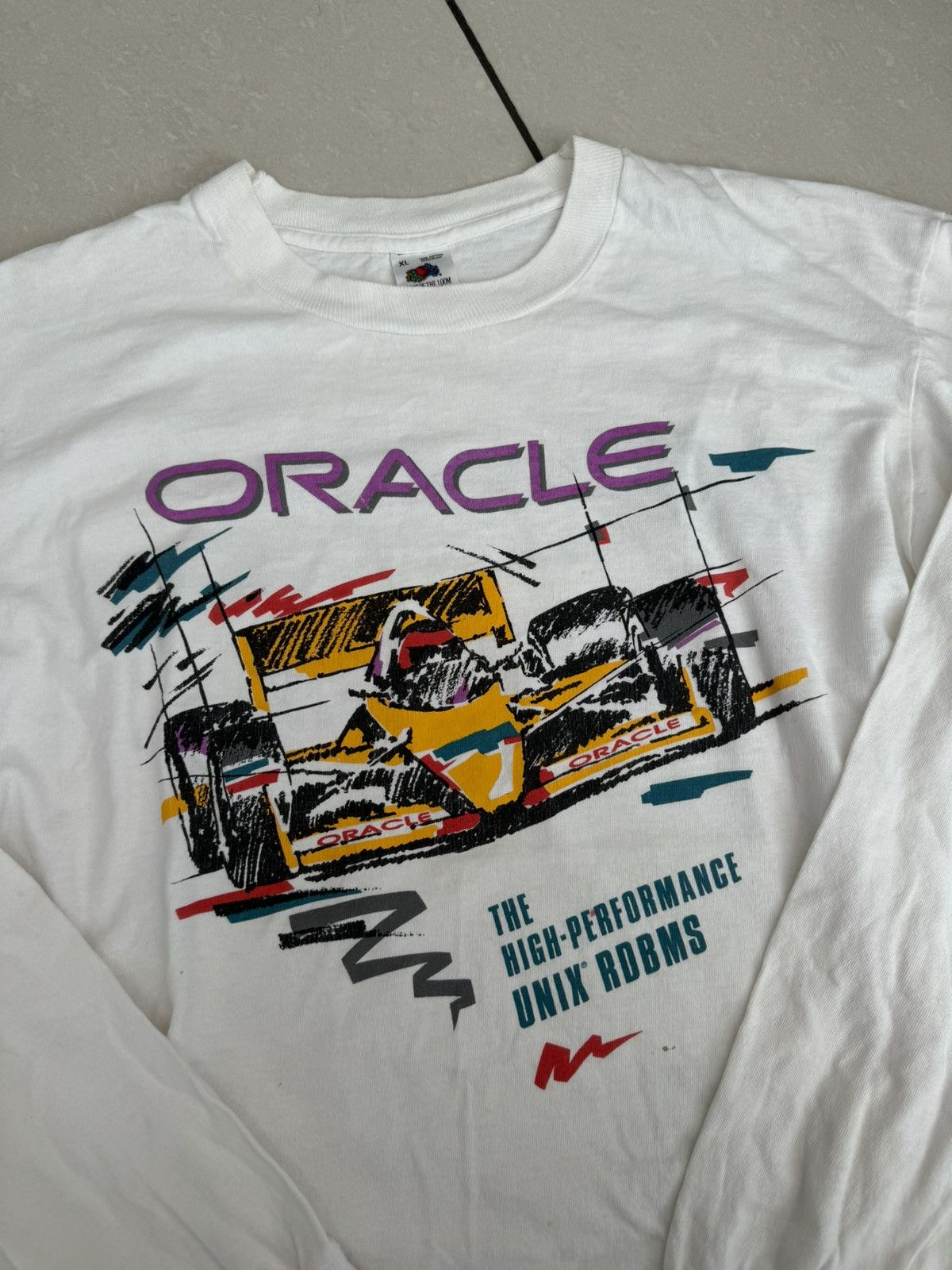 Vintage Vintage ‘95 Oracle Team Unix F1 Racing Longsleeve Tee Size US XL / EU 56 / 4 - 1 Thumbnail