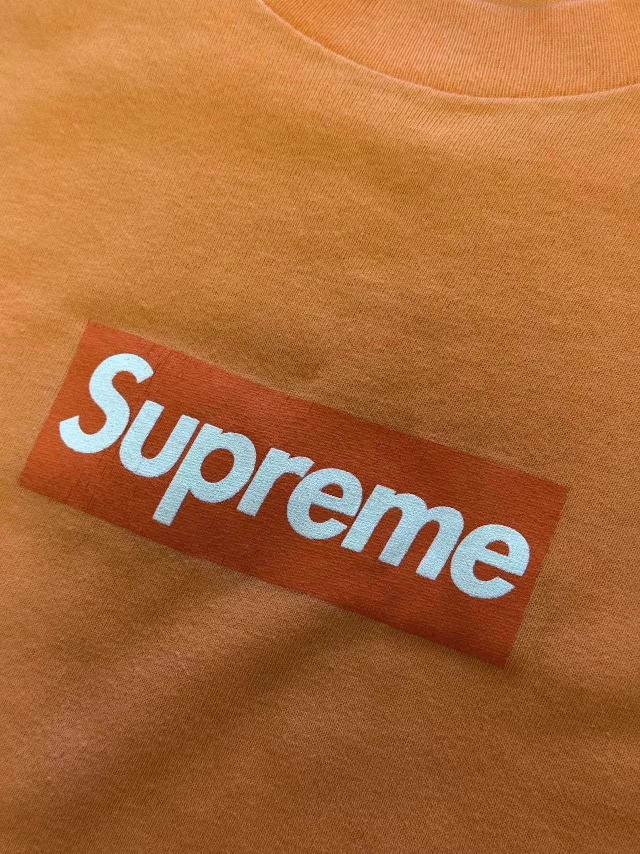 Supreme Orange Short Sleeve Shirt Size L Size US L / EU 52-54 / 3 - 2 Thumbnail