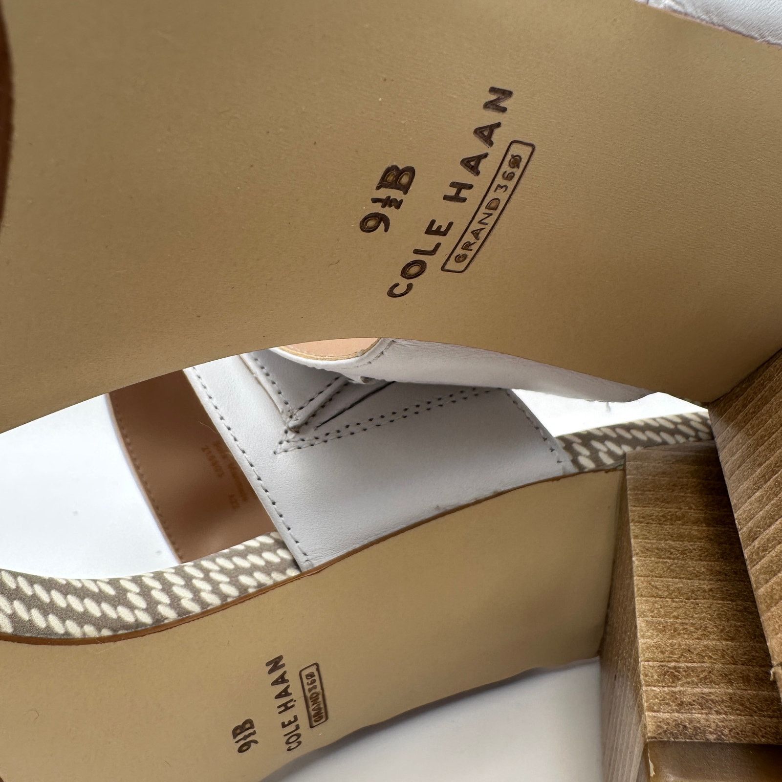 Cole Haan COLE HAAN WOMEN'S 9.5 ALINA CITY MULE SANDALE 65MM OPTIC Size US 9.5 / IT 39.5 - 6 Thumbnail