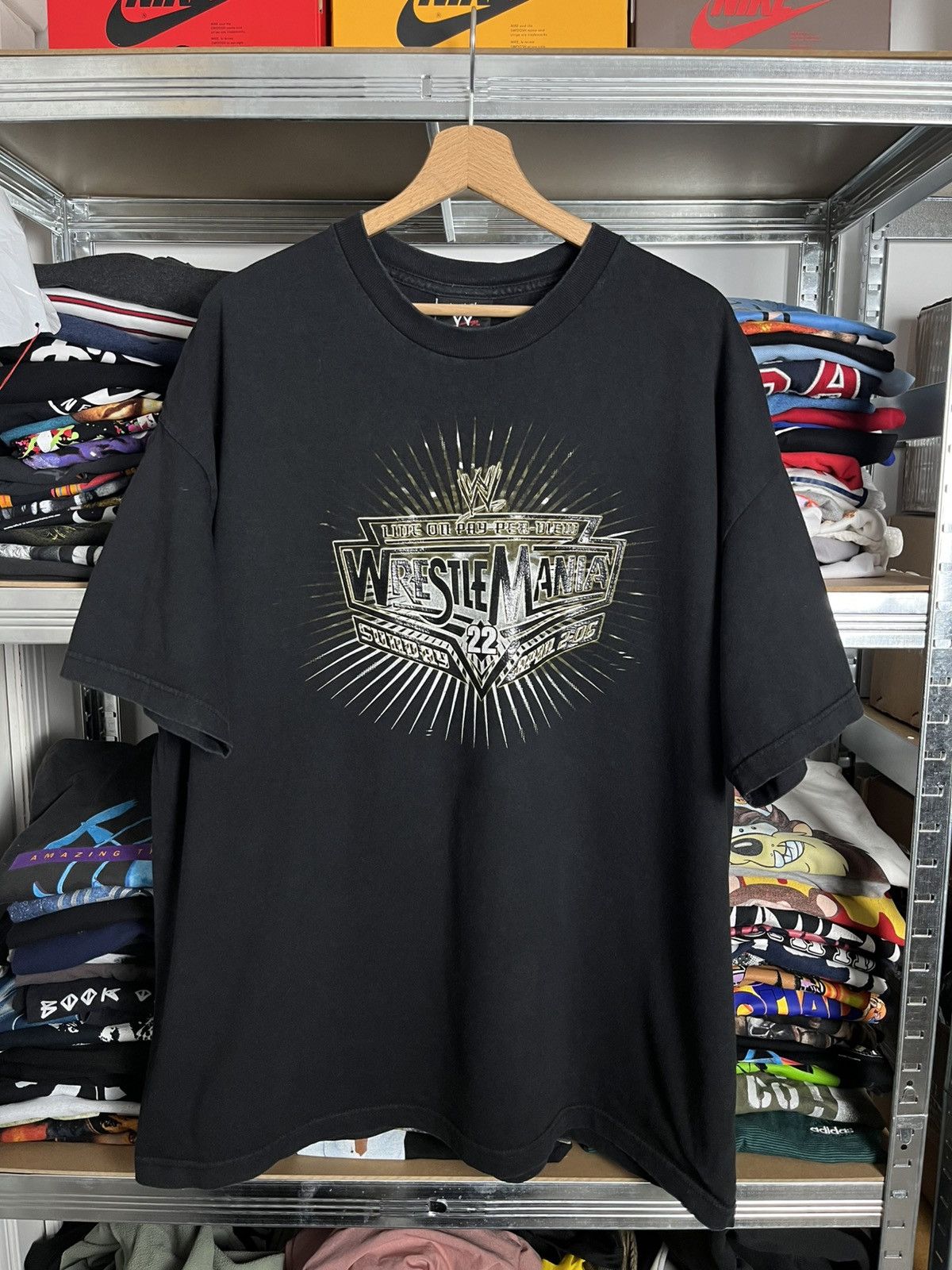 WWE WrestleMania vintage 2002 black T-shirt XXL Size US XXL / EU 58 / 5 - 1 Thumbnail