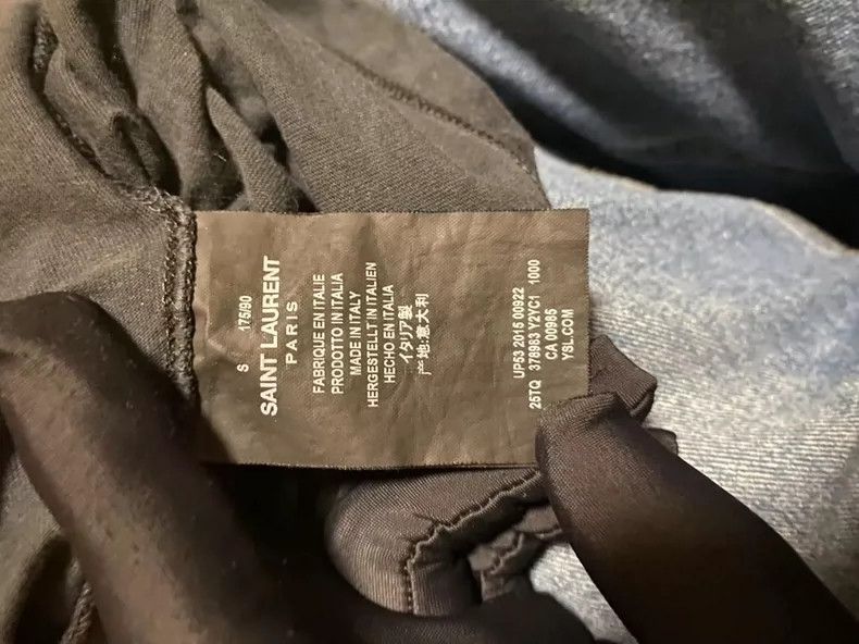 Saint Laurent Paris Saint laurent paris short sleeves 2506-Nextarrow Size US S / EU 44-46 / 1 - 5 Thumbnail