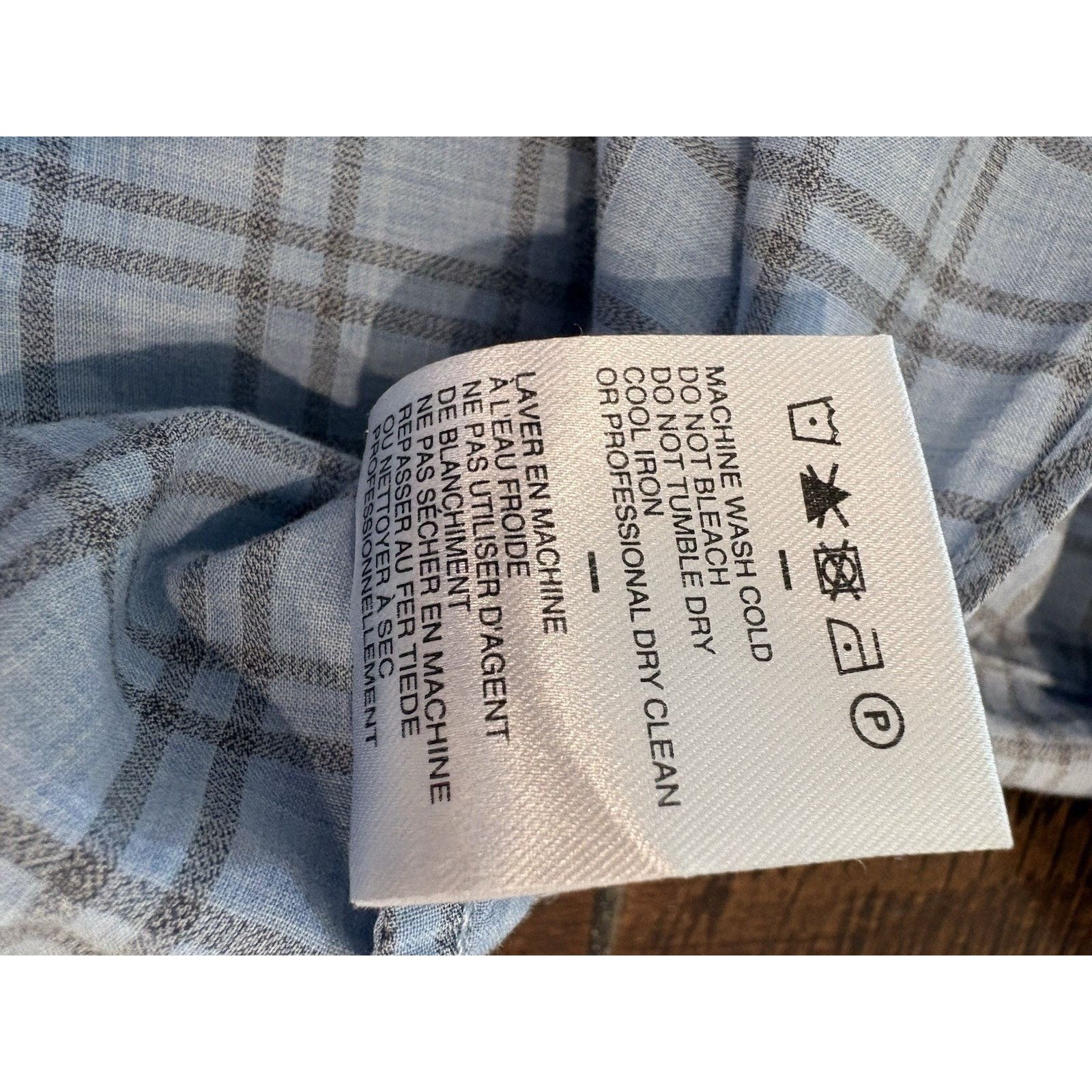 Zachary Prell Zachary Prell 100% Cotton Blue Button Down Men's Plaid Shirt Size US M / EU 48-50 / 2 - 7 Thumbnail