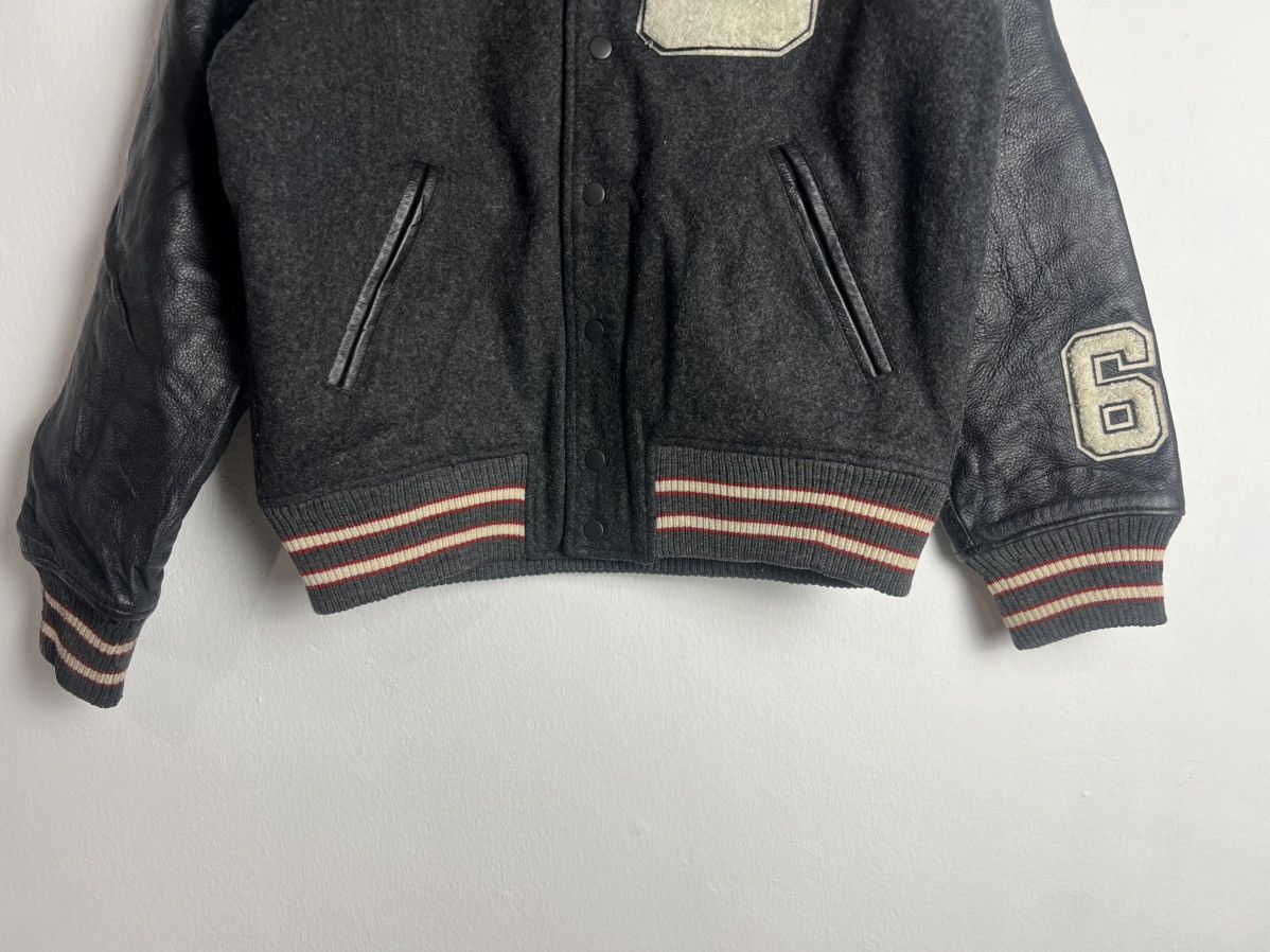 Japanese Brand Vintage Japan House of Blue Wool Leather Varsity JAcket Size US M / EU 48-50 / 2 - 4 Thumbnail