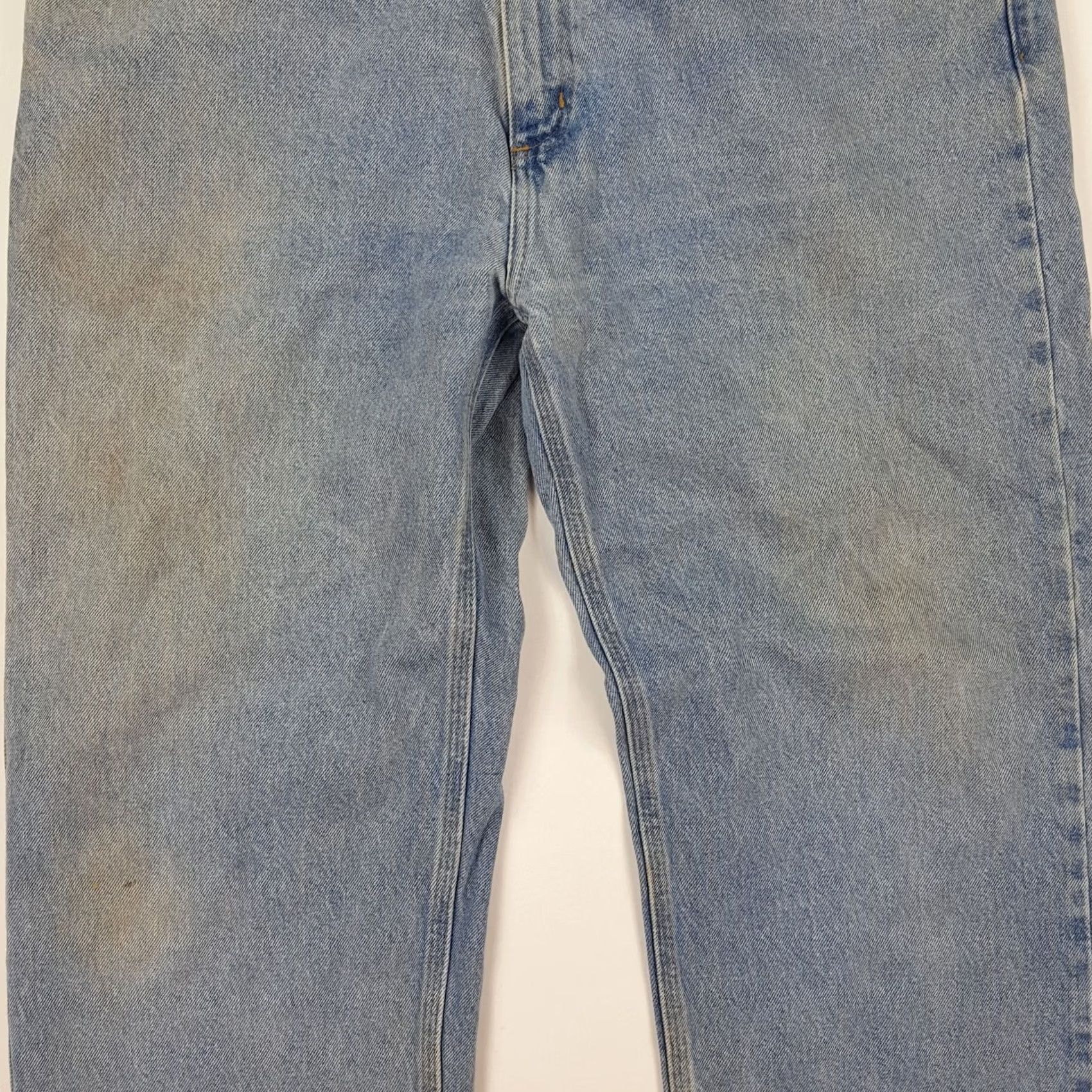Carhartt Carhartt jeans Denim Work 40x30 Distressed Relaxed Vintage Blue 90s Grunge Retro Mens Jeans Size US 40 / EU 56 - 3 Thumbnail