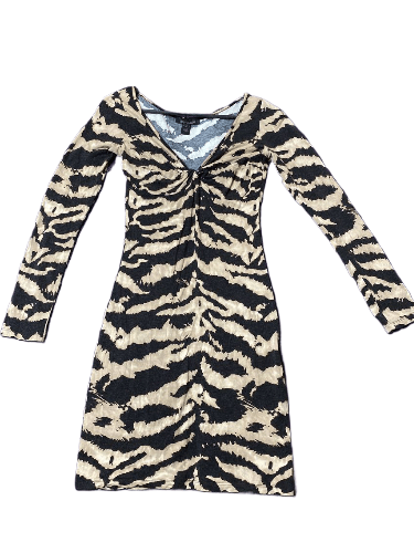 Roberto Cavalli Y2K Animal Print Midi Dress Size M