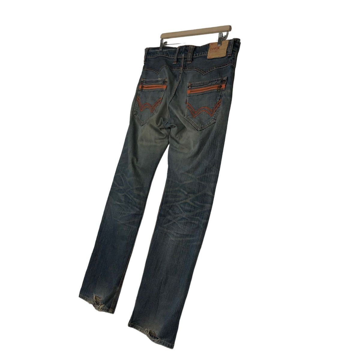 Japanese Brand 🔥VINTAGE DENIM JEANS EDWIN JAPAN INSPIRE ISSEY MIYAKE Size US 38 / EU 54 - 10 Thumbnail