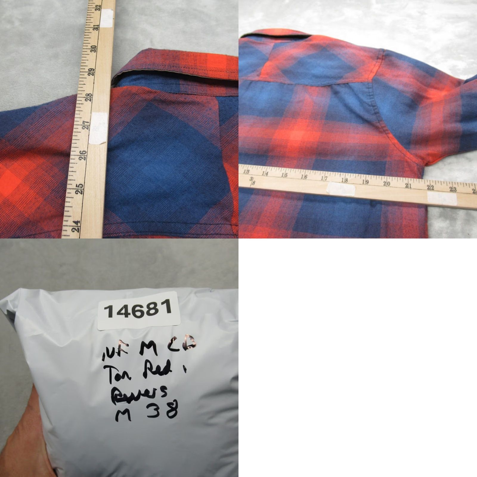 The North Face The North Face Shirt Jacket Mens Small Tan Red Plaid Insulated Reversible Snap Size US S / EU 44-46 / 1 - 10 Thumbnail