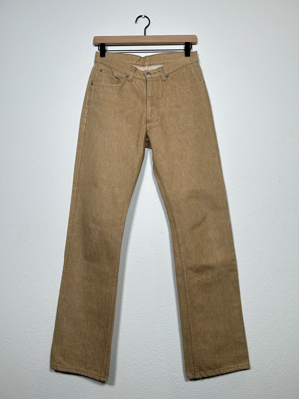 Helmut Lang 00’s Classic Denim Turn up jeans Size US 28 / EU 44 - 1 Thumbnail