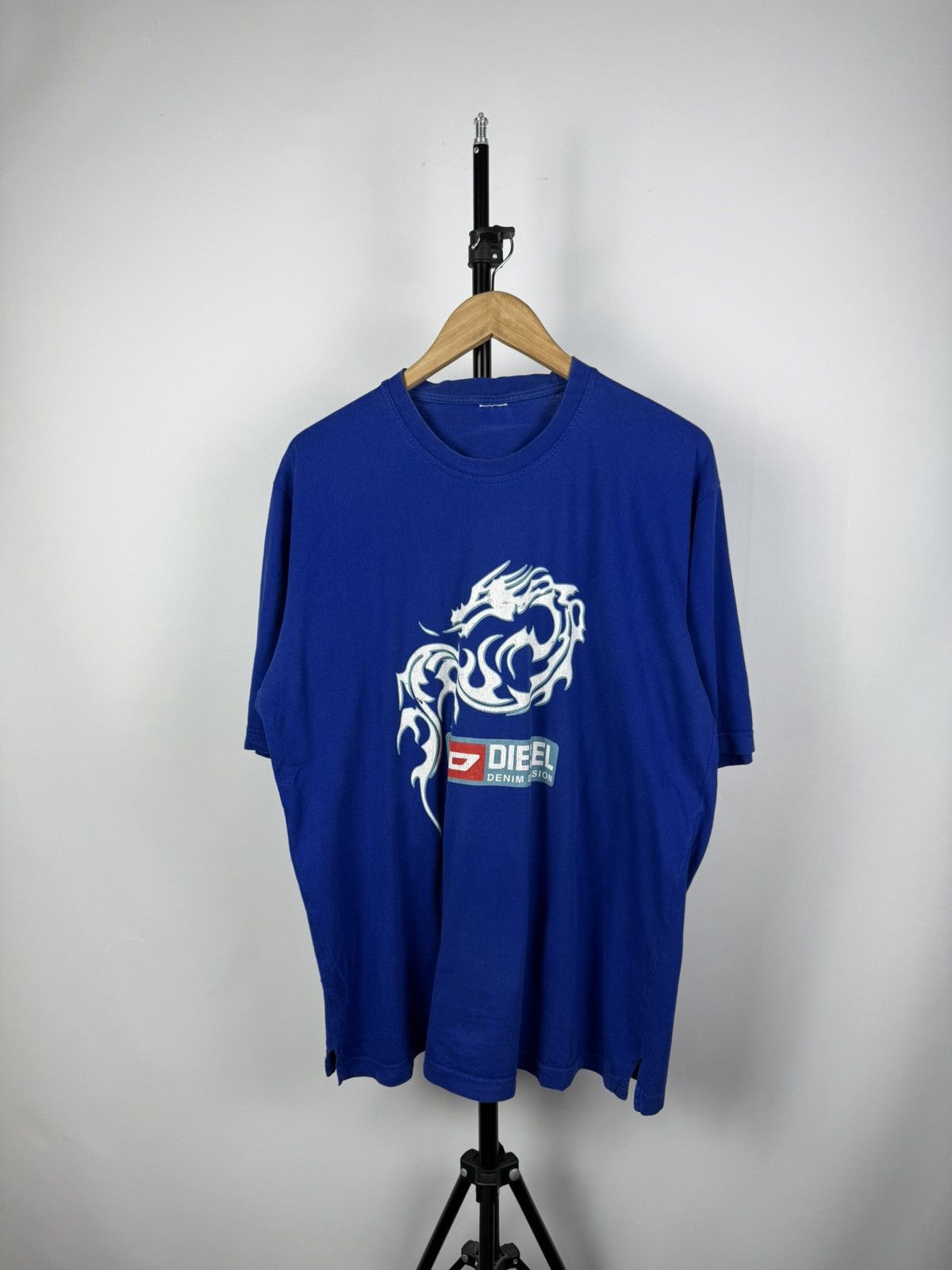 Diesel × Vintage Vintage Diesel T Shirt Tee Big Logo Crazy y2k 90s crazy Size US XL / EU 56 / 4 - 1 Thumbnail