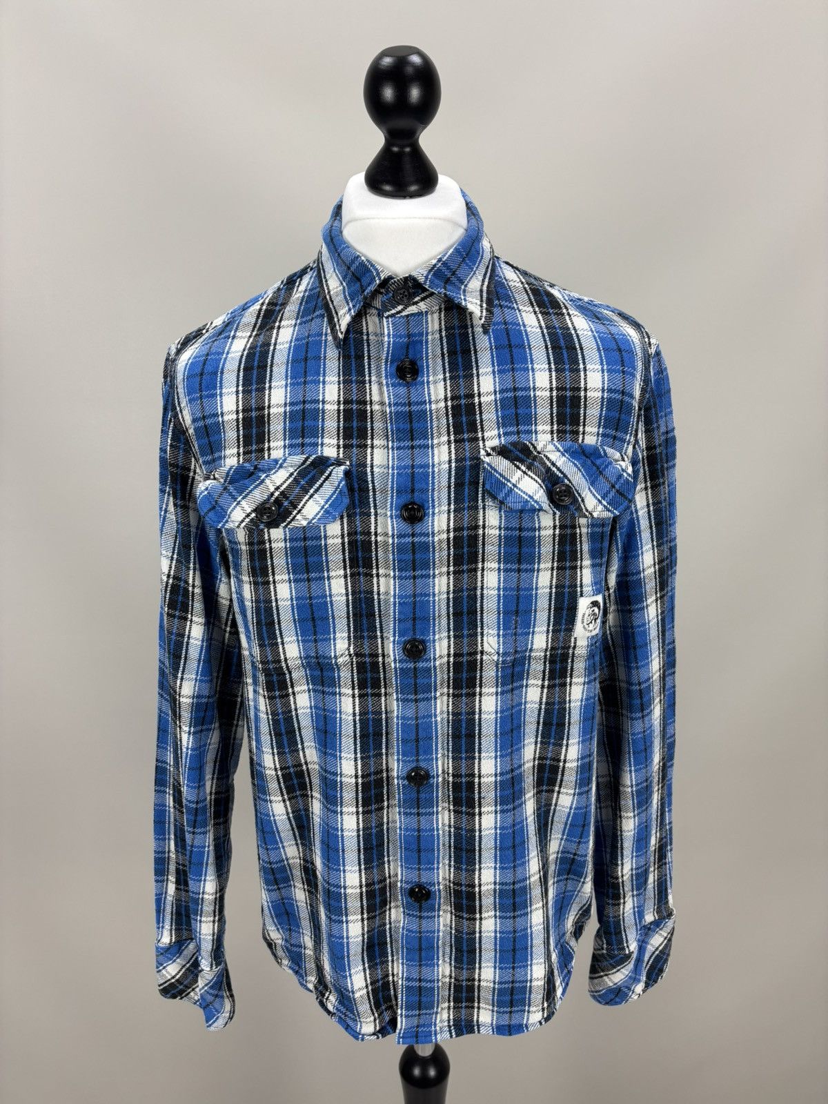 Diesel Mens jacket shirt Diesel Size L Color Blue Size US L / EU 52-54 / 3 - 2 Thumbnail
