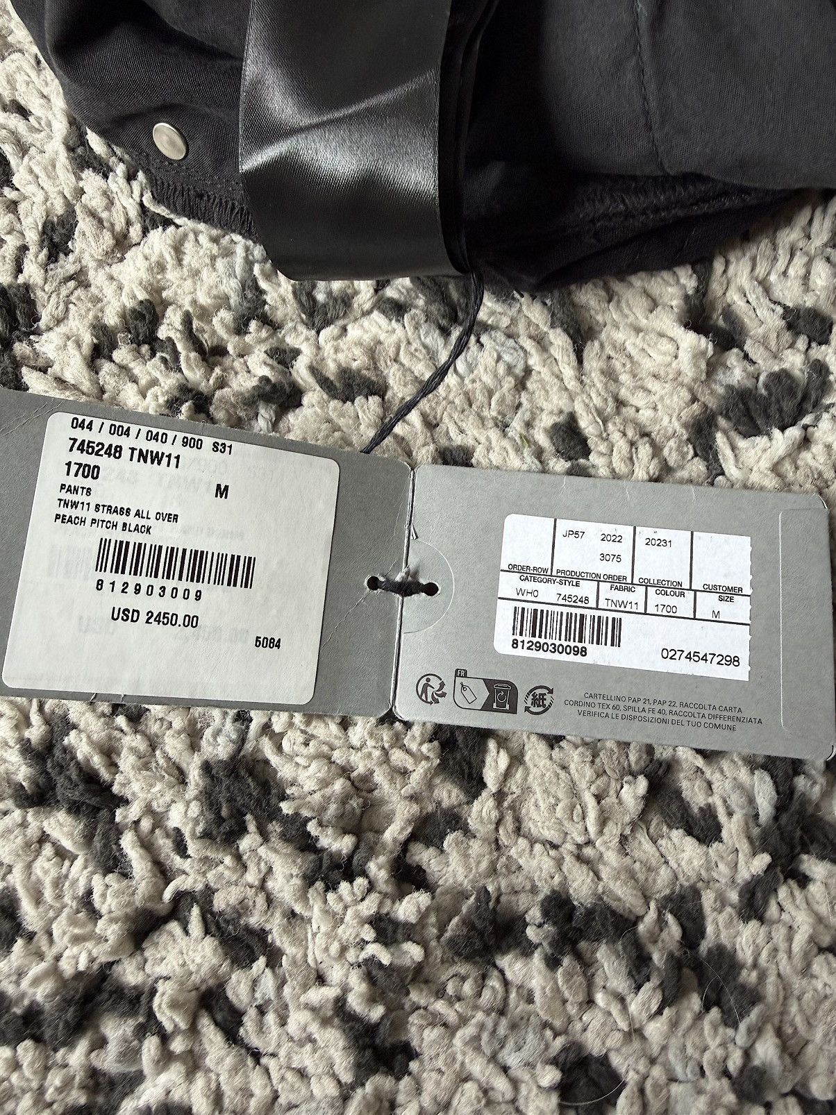 Balenciaga New Mud Show Super Destroyed Black Denim Jeans (M) Size US 34 / EU 50 - 19 Thumbnail
