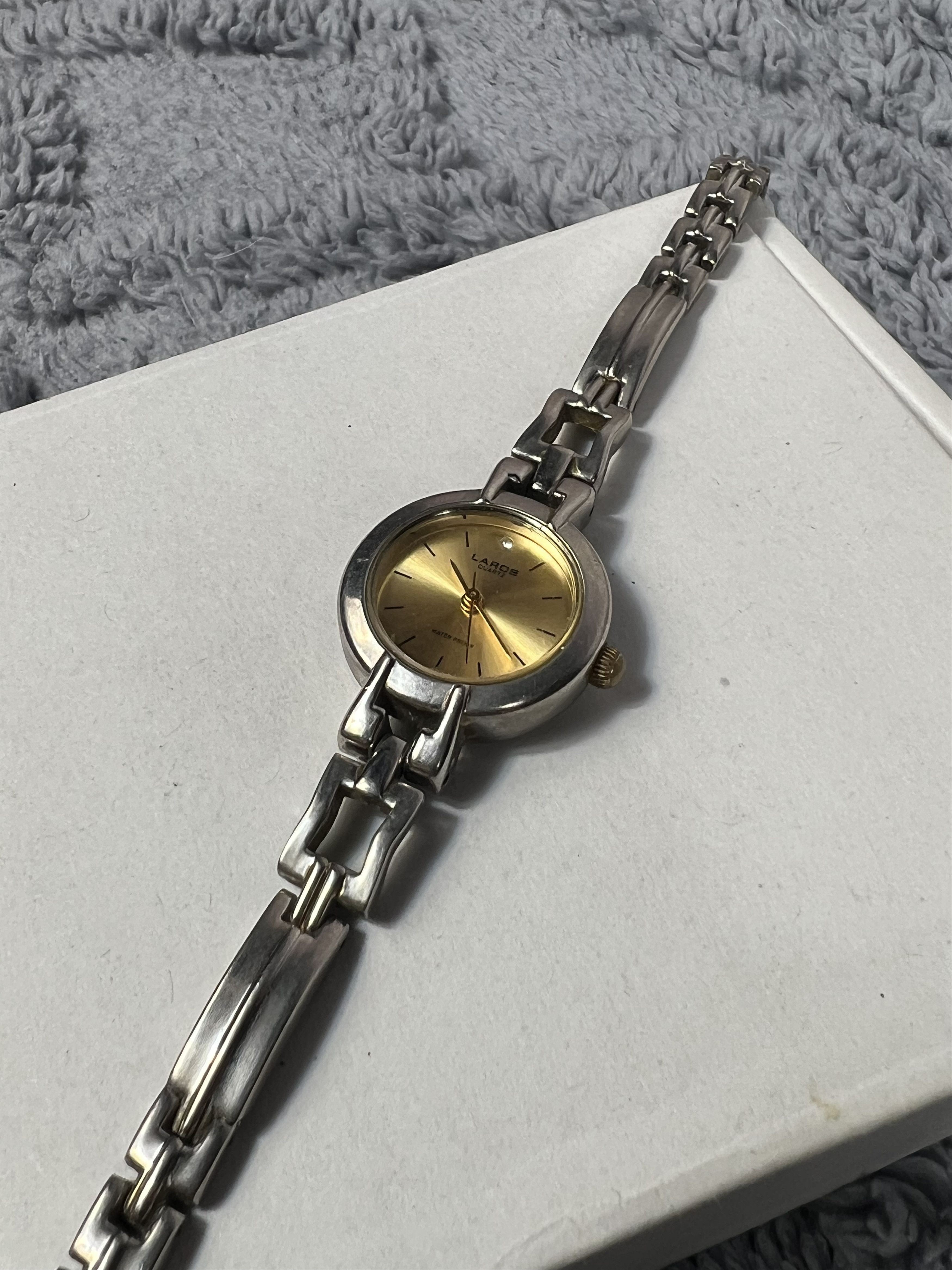 Vintage Futuristic Vintage Laros Japanese Style Chain Bracelet Watch Size ONE SIZE - 4 Thumbnail