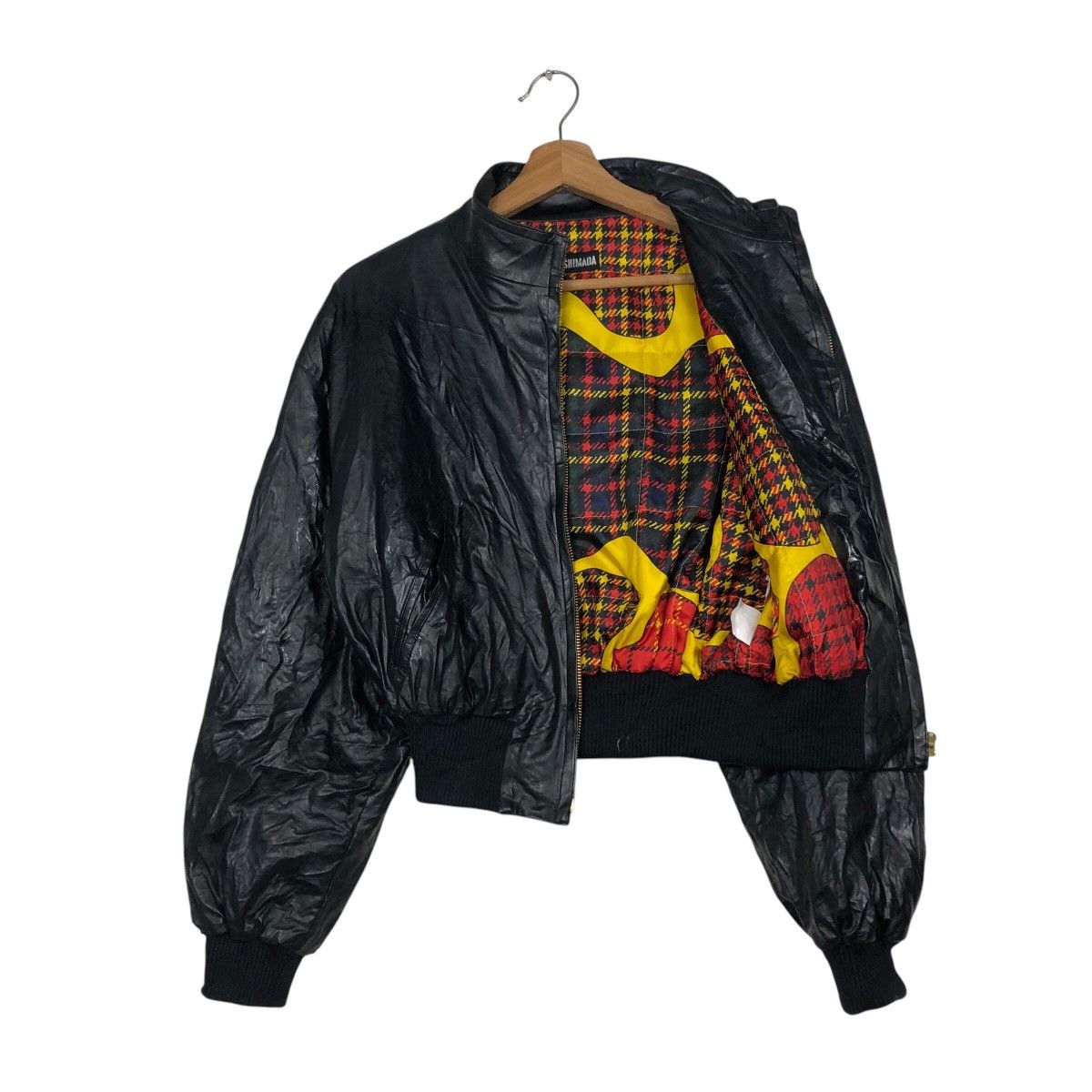 Japanese Brand Vintage Bomber Leather Jacket 49Av Junko Shimada Full Print Size US M / EU 48-50 / 2 - 12 Thumbnail