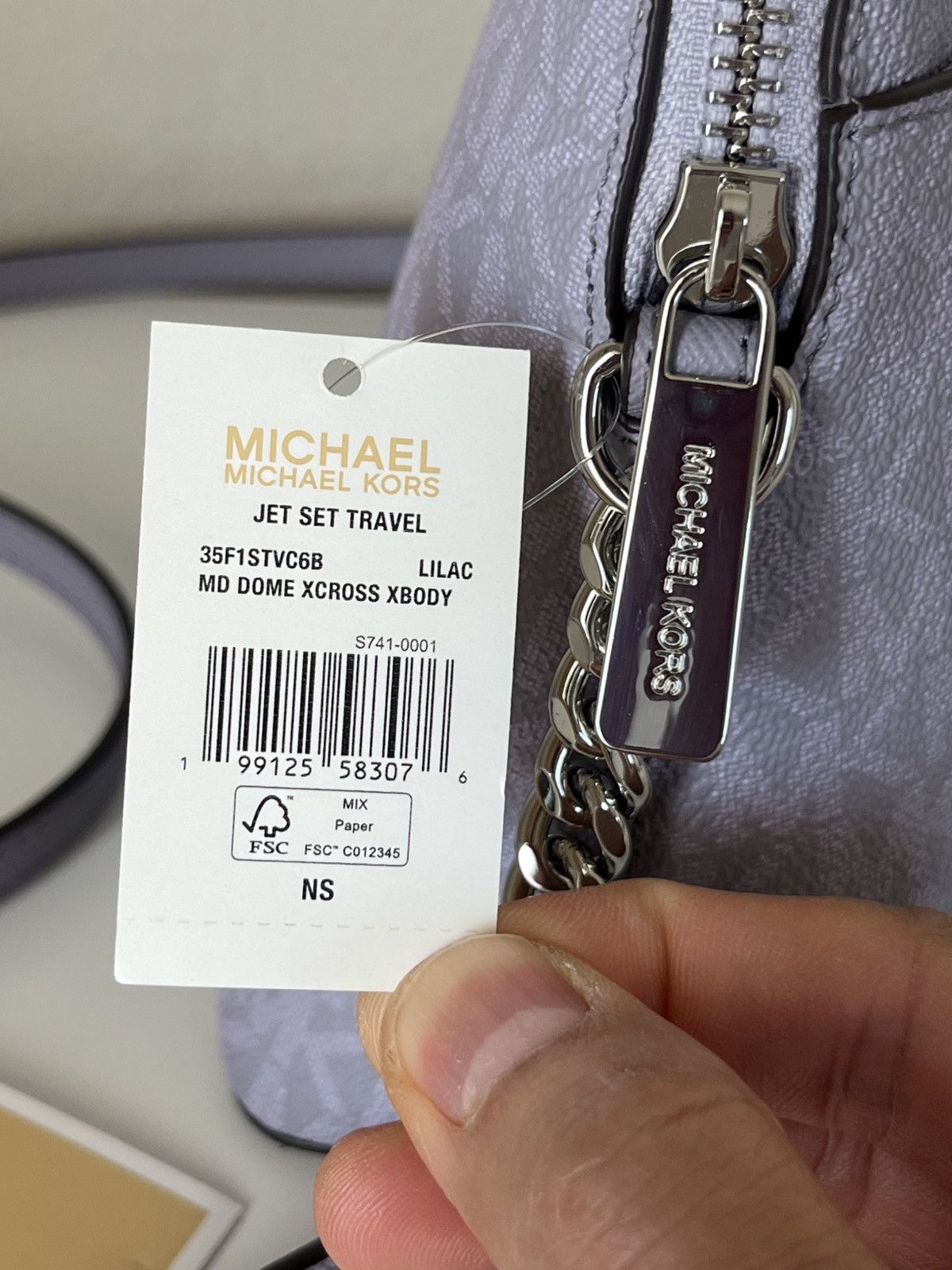 Michael Kors Michael Kors Jet Set Travel MD Dome Xbody Size ONE SIZE - 5 Thumbnail