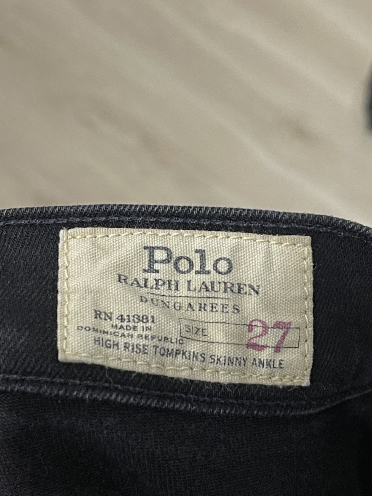 Polo Ralph Lauren × Vintage Polo Ralph Lauren black woman jeans denim Size 27" / US 4 / IT 40 - 6 Thumbnail