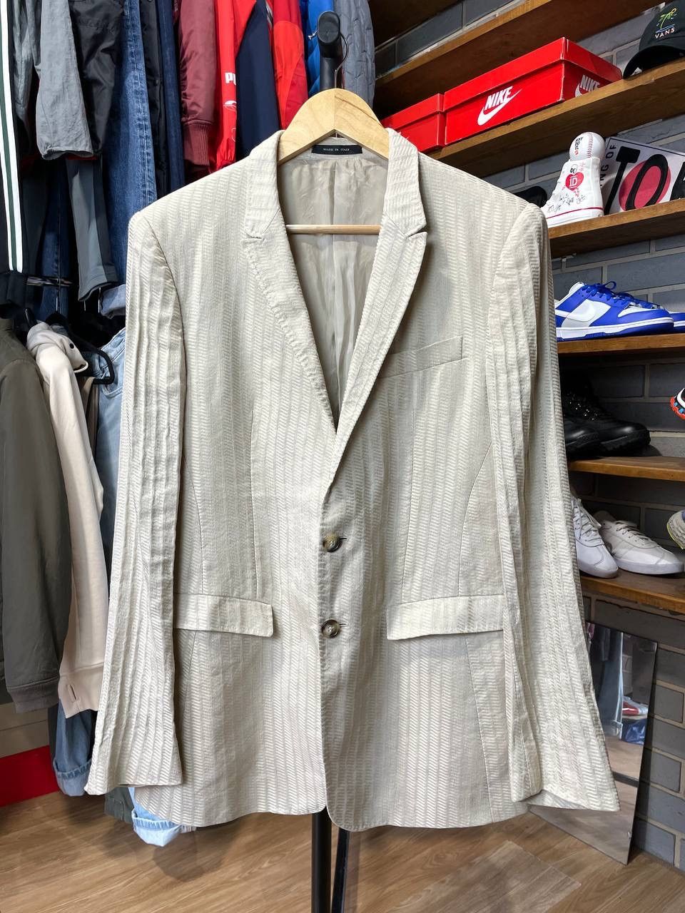 Emporio Armani Emporio Armani Men’s Blazer – Italia Line – Size 52 Size 52R - 2 Thumbnail