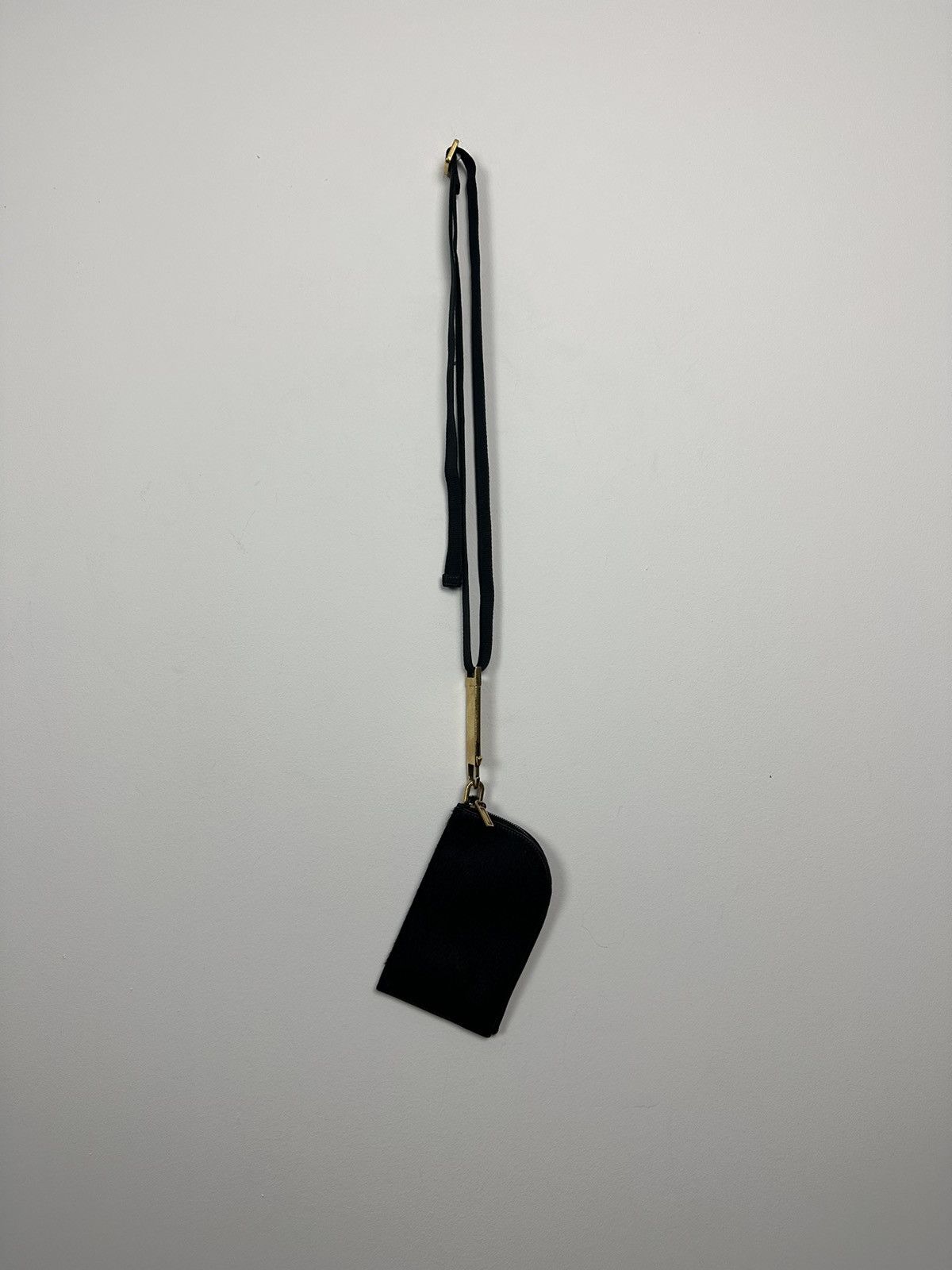 Rick Owens SS20 ‘TECUATL’ Ponyhair Neckwallet Size ONE SIZE - 1 Thumbnail