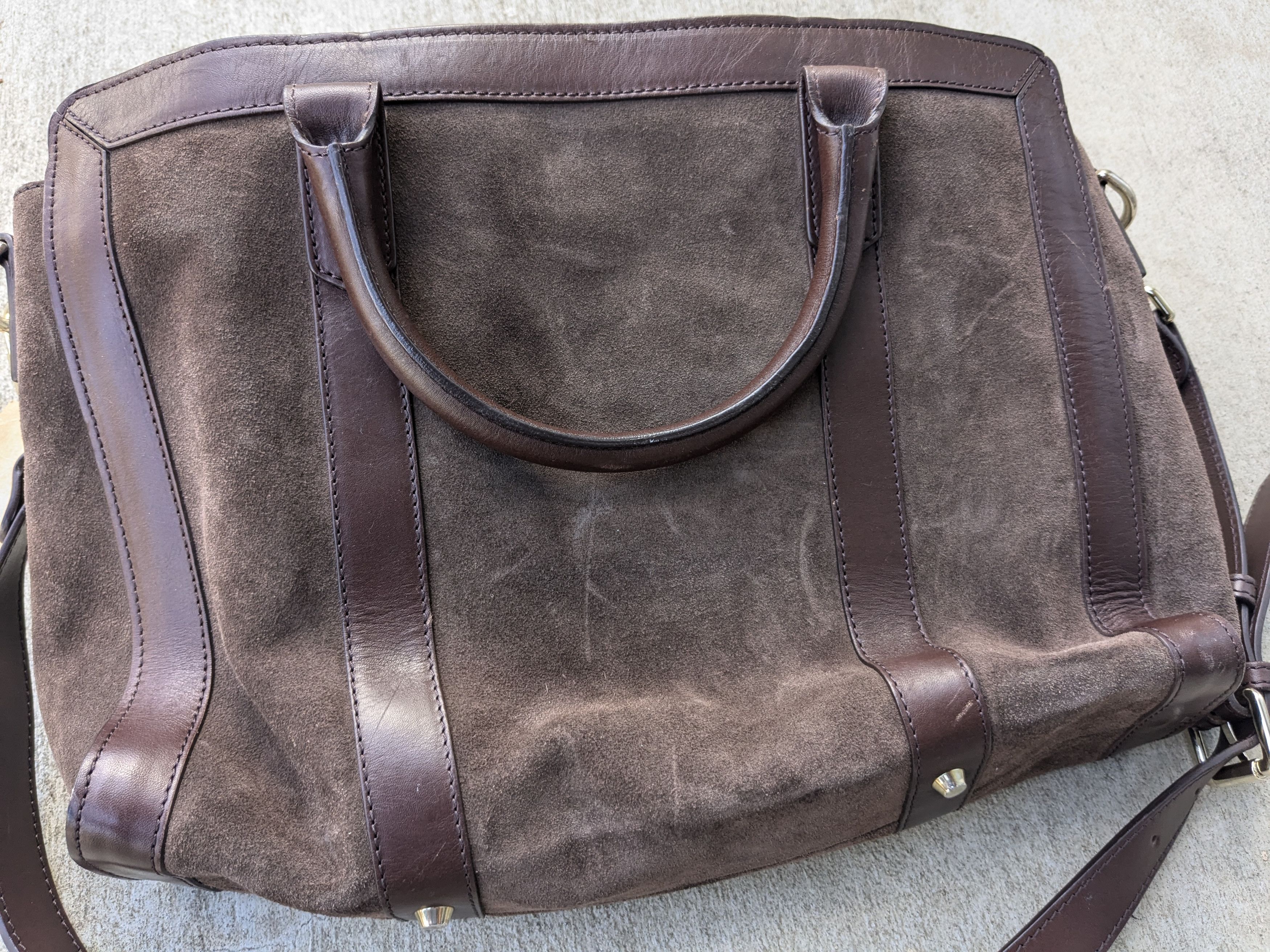 A.P.C. A.P.C. Bag Brown Suede Leather Size ONE SIZE - 8 Thumbnail