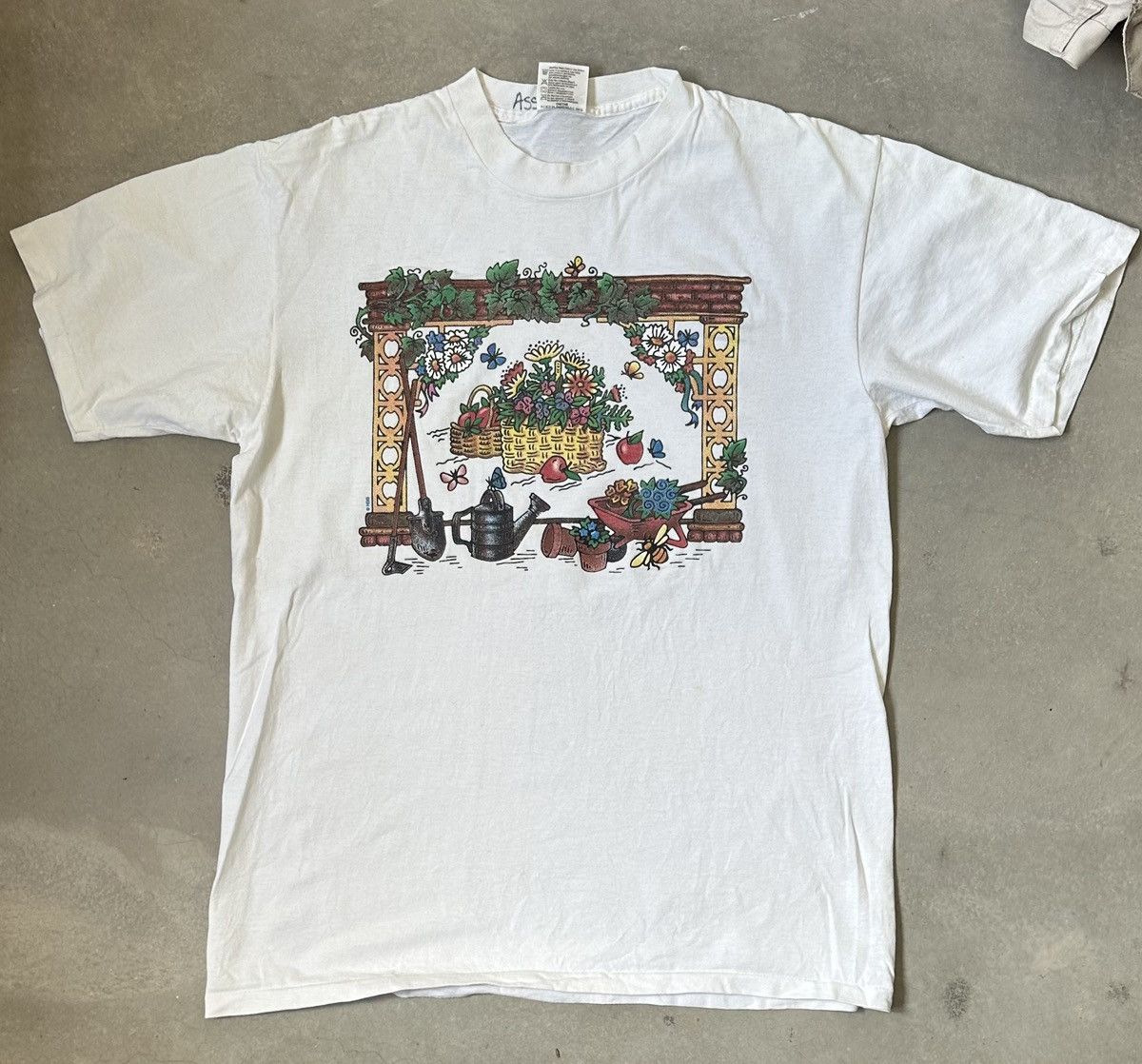 Vintage VINTAGE POWERPRO FLORAL ART TEE Size US M / EU 48-50 / 2 - 1 Thumbnail