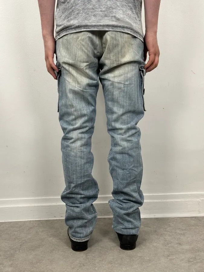 Just Cavalli AW2006 Cavalli Cargo Blue Denim Jeans Size US 33 - 4 Thumbnail