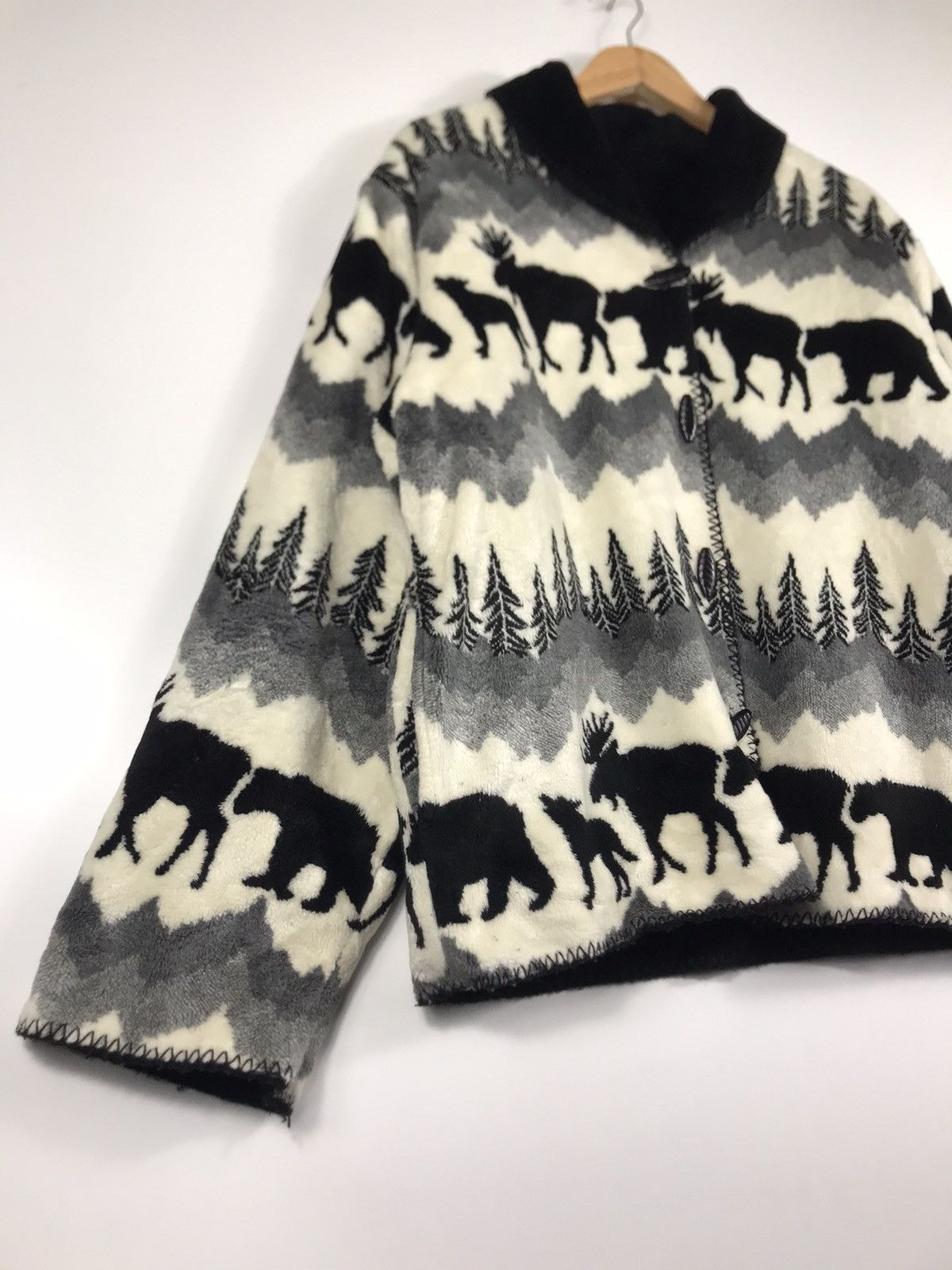 Vintage ⚡️Vintage 90’s Northern Over Print Reversable Button Jacket Size US S / EU 44-46 / 1 - 2 Thumbnail