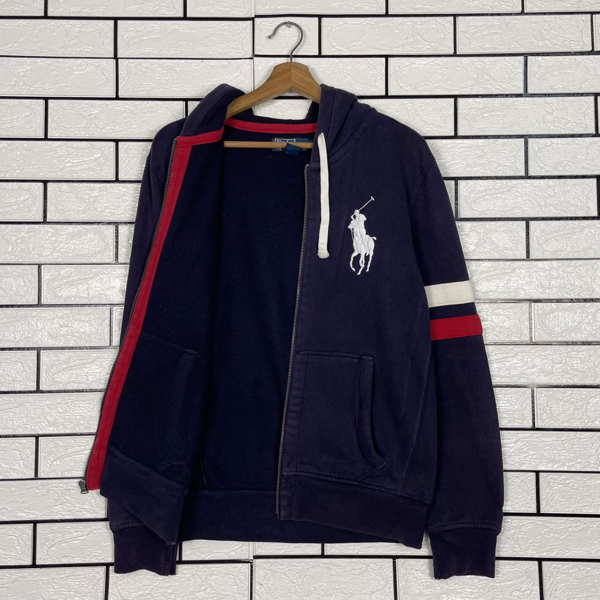 Polo Ralph Lauren Vintage Polo Ralph Lauren Zipper Hoodie Jacket Size US M / EU 48-50 / 2 - 10 Thumbnail