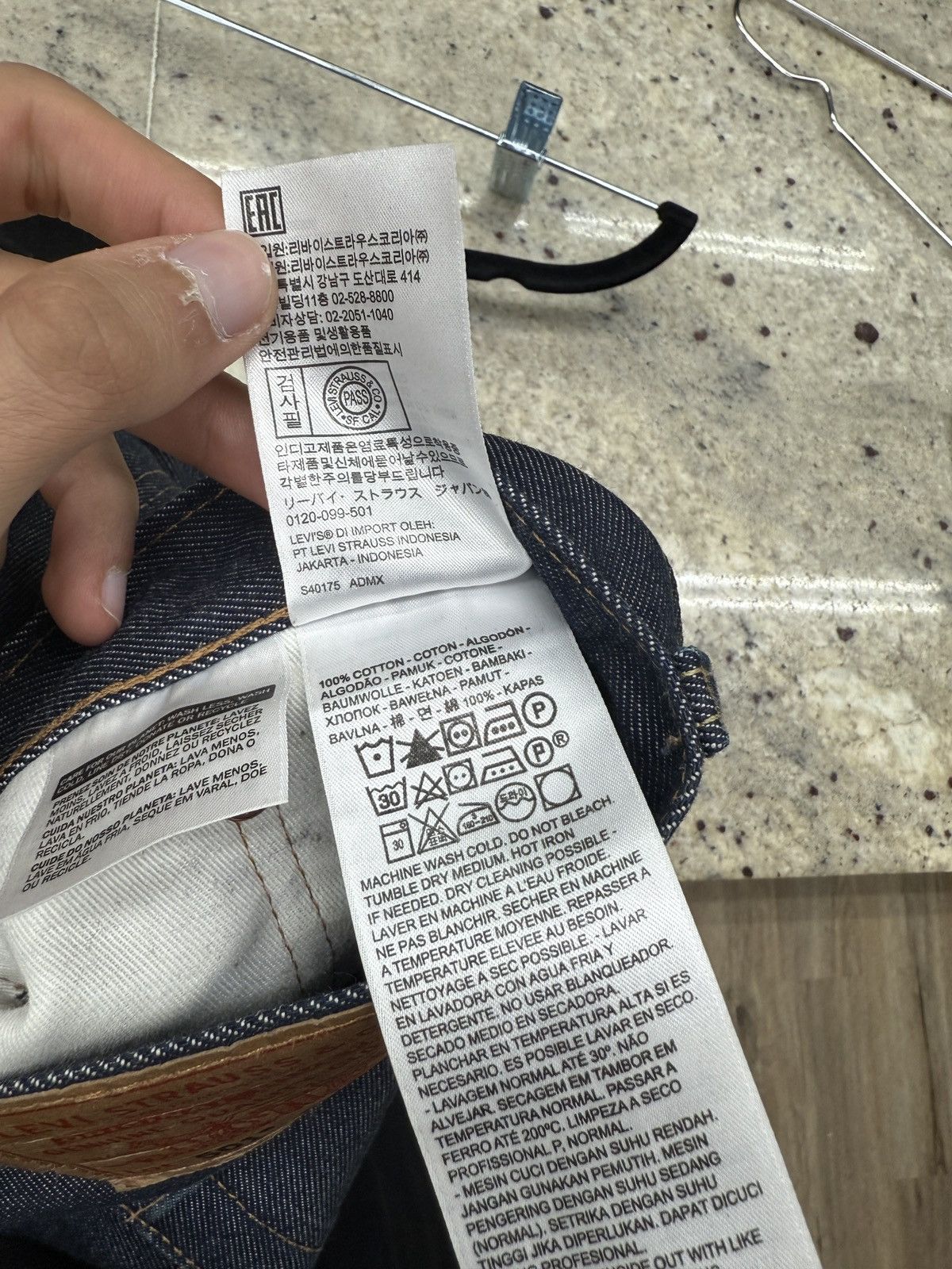 DENIM TEARS Denim Tear Blue Denim Jeans Size US 31 - 10 Thumbnail