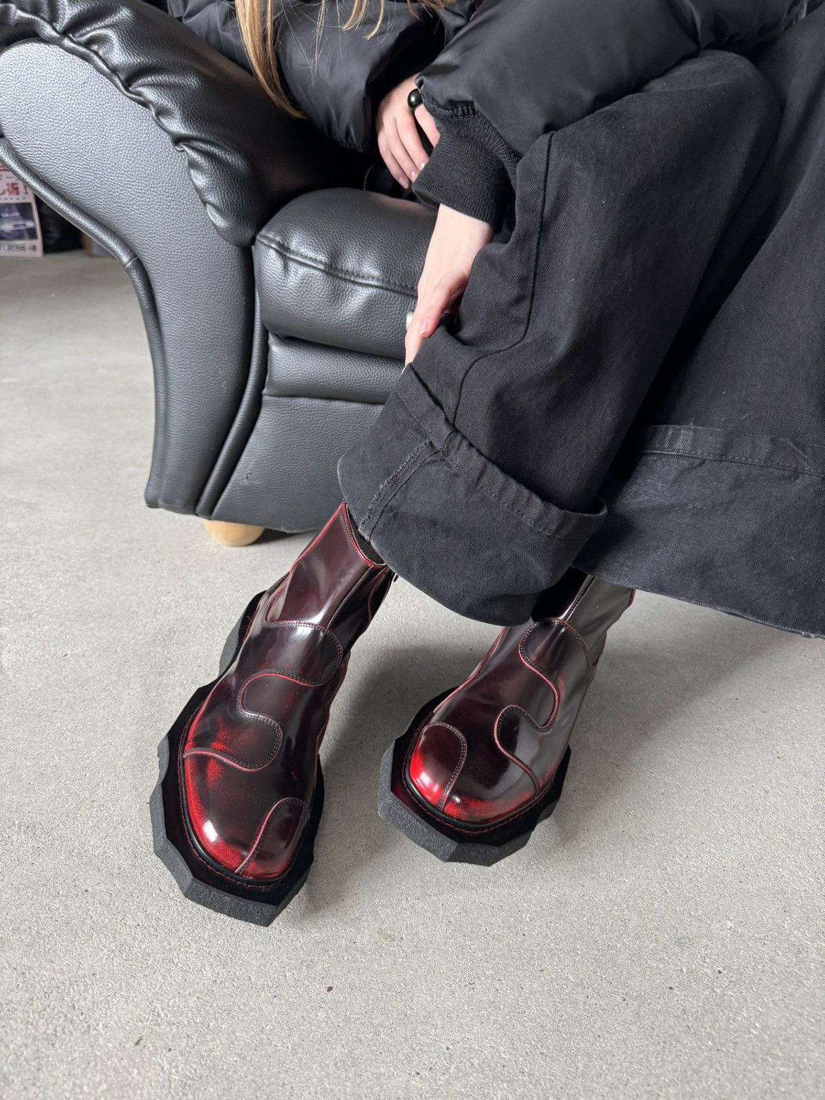 Henrik Vibskov Henrik Vibskov Boots Enzo Leather Ankle Boots Size US 7 / EU 40 - 13 Thumbnail