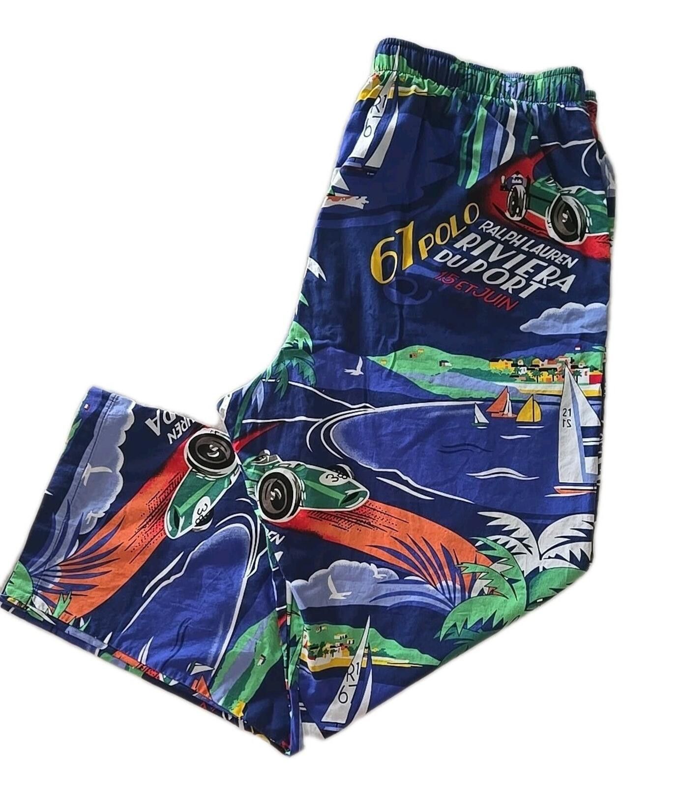 Polo Ralph Lauren Polo Ralph Lauren Lounge Sleep Pants XL Riviera Racing Size ONE SIZE - 1 Thumbnail