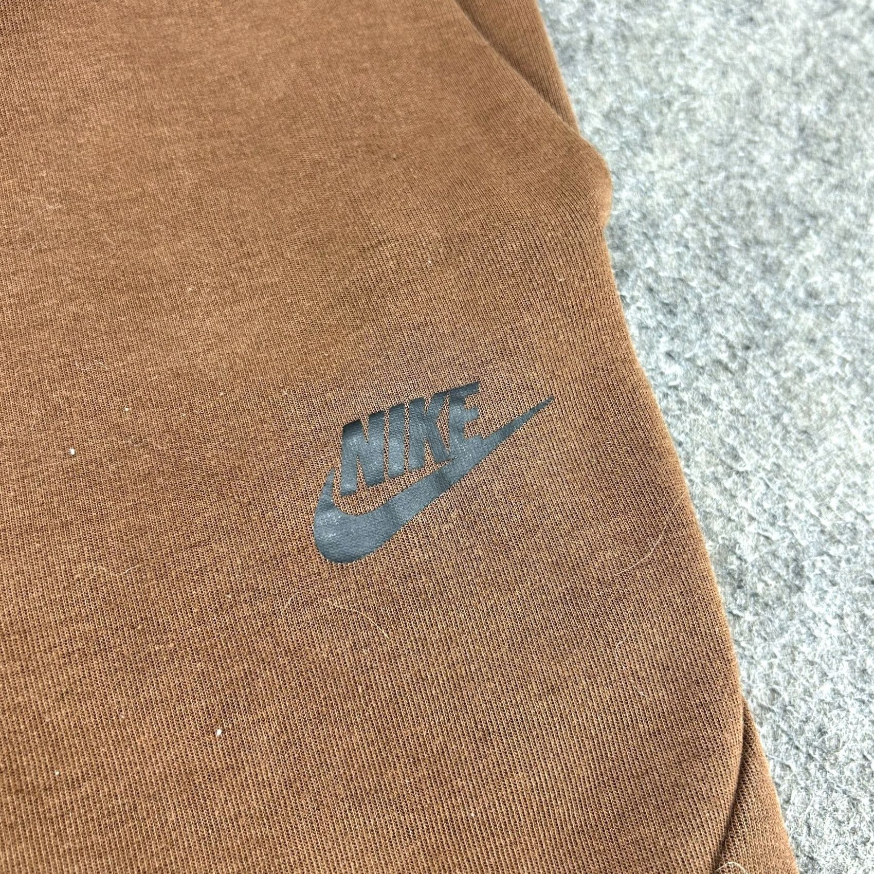 Nike Nike Pants Mens S Brown Jogger Sweat Swoosh Tech Fleece Cotton Mocha NSW Size US 29 - 3 Thumbnail