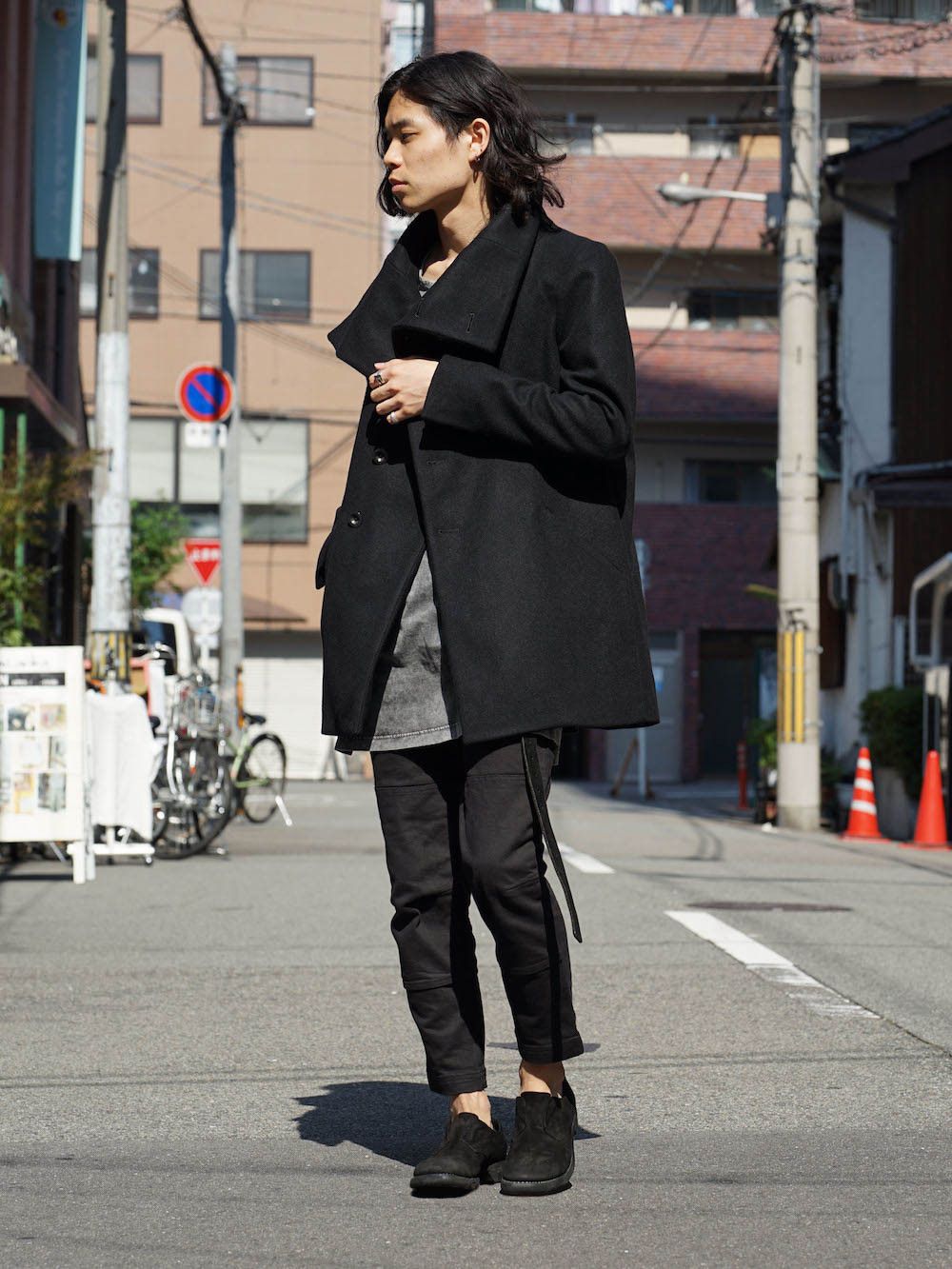 The Viridi-anne 17AW Melton High Neck Coat - JP 2 Fits US M-S Size US M / EU 48-50 / 2 - 14 Thumbnail