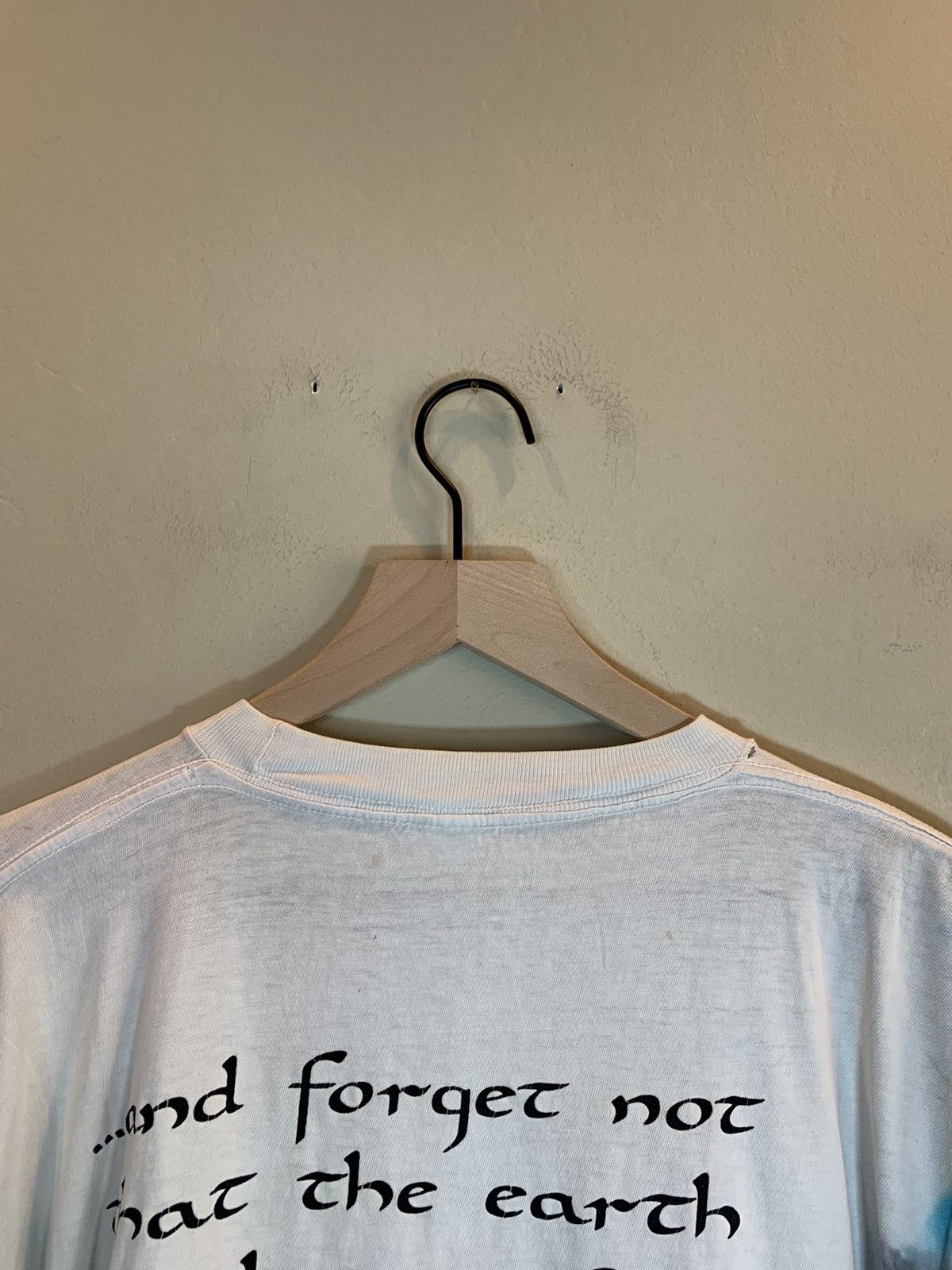 Band Tees × Vintage *RARE* Vintage 90’s Woodstock Festival Khalil Gibran T-Shirt Size US L / EU 52-54 / 3 - 8 Thumbnail